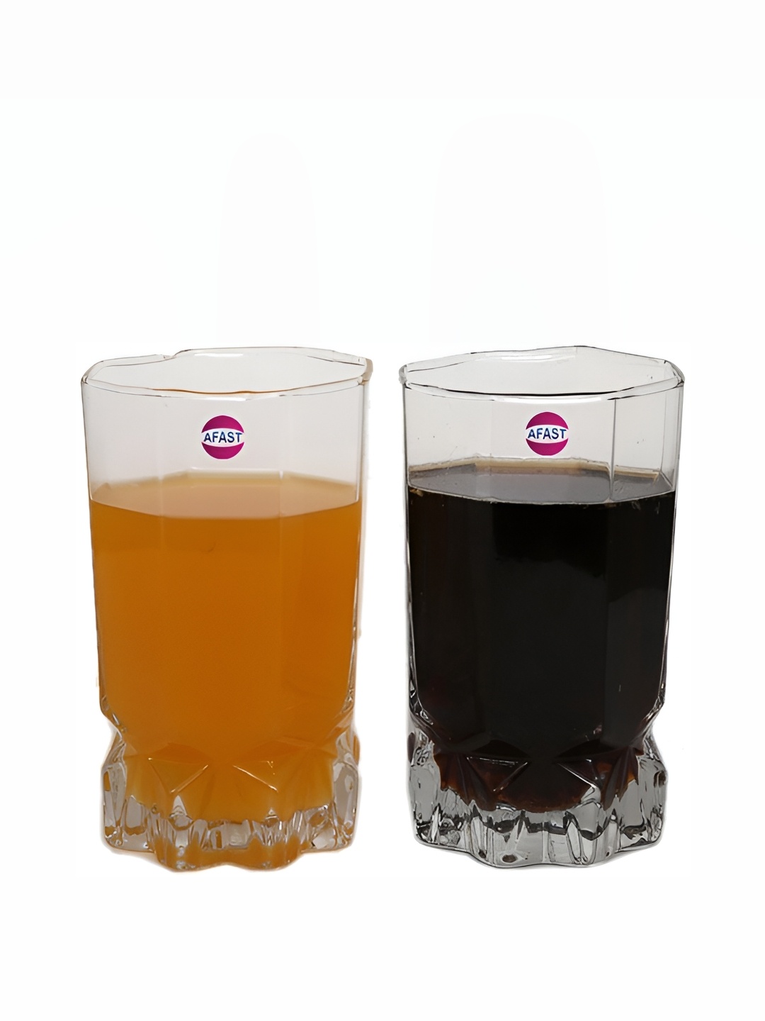 

Afast 2 Pcs Transparent Solid Juice Glass - 300 ML Each