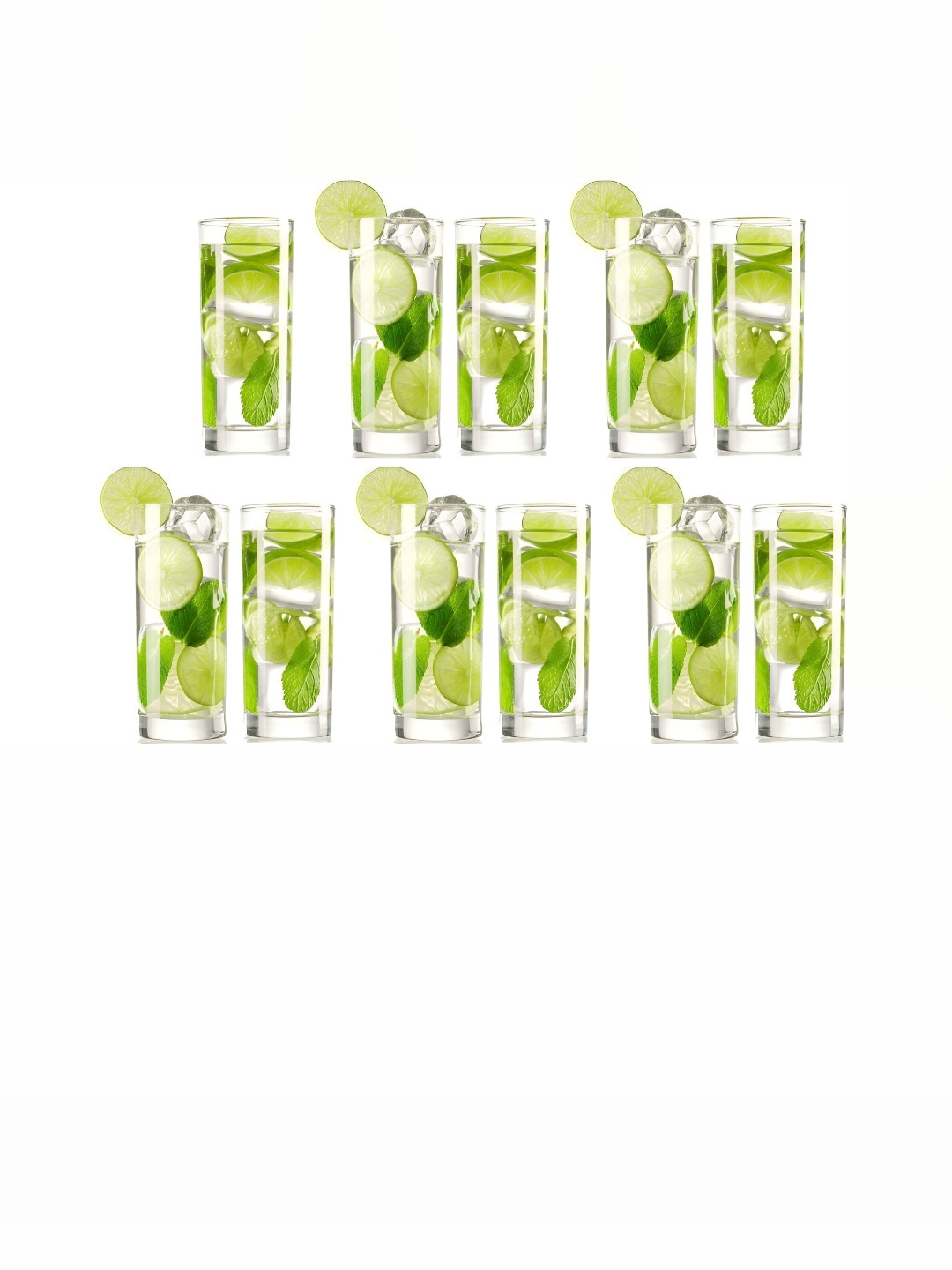 

Afast Transparent 11 Pieces Water or Juice Glass