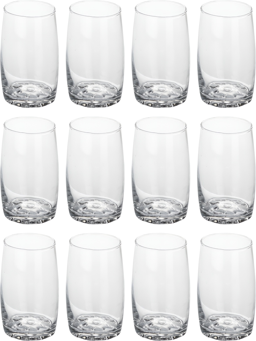 

Afast Transparent 6 Pieces Glass Fashion Water Or Juice Glasses 270 ml Each