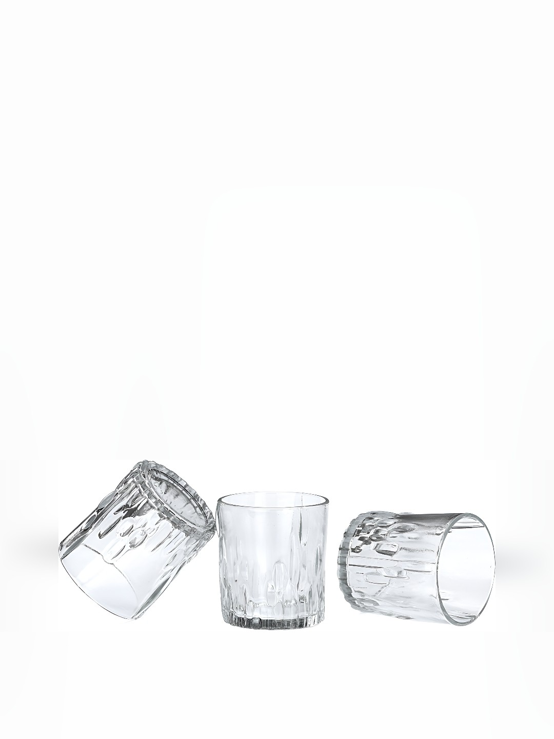 

Afast Transparent 3 Pieces Dishwasher Safe Whisky Glasses 200 Ml