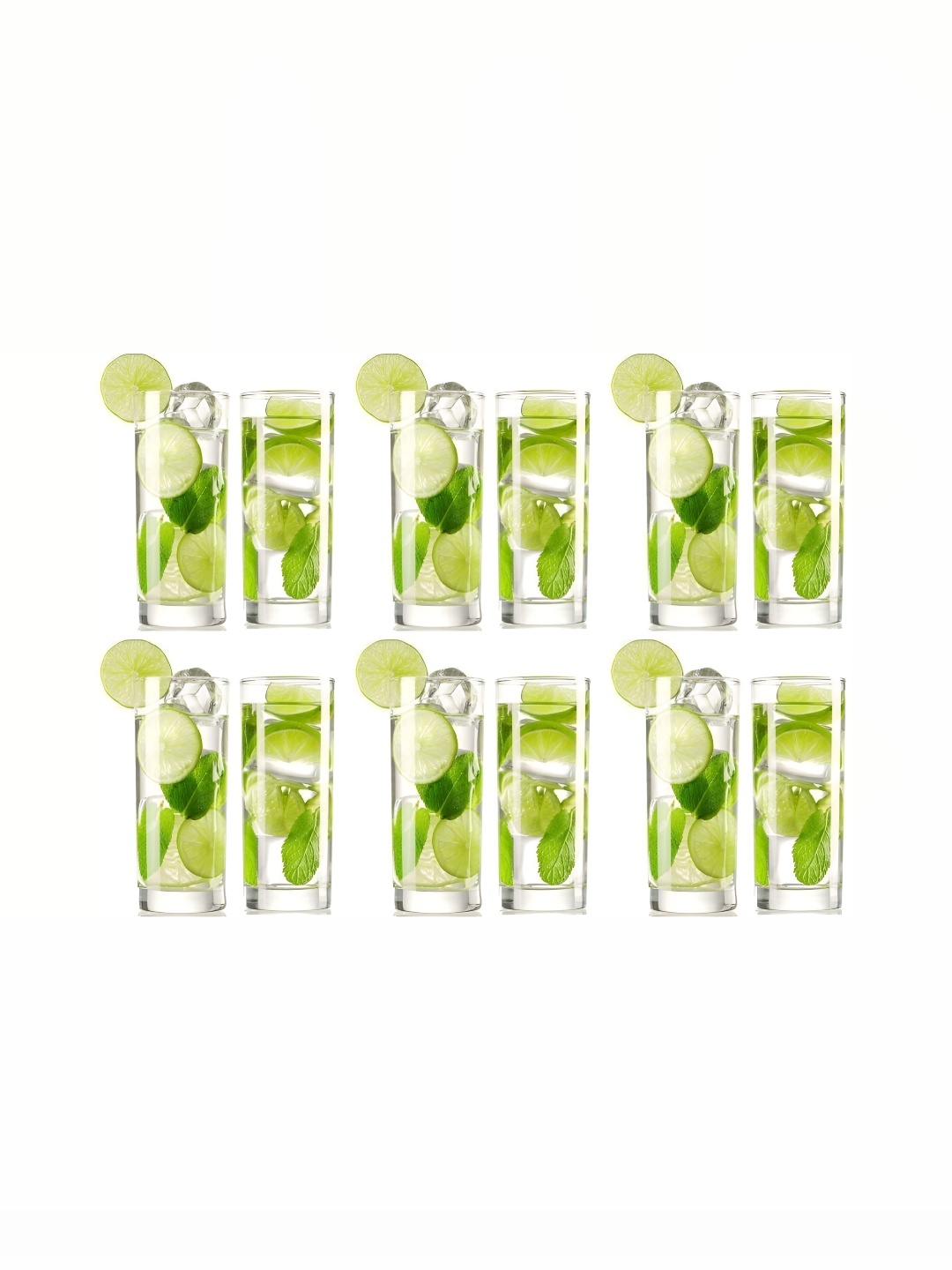 

Afast Transparent 12 Pieces Water Glasses 300 ml Each
