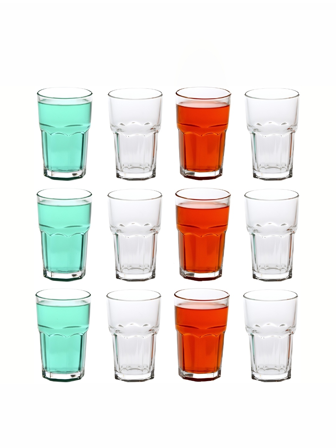 

Afast Transparent 12 Pieces Dishwasher Safe Juice Glasses 300 ml Each
