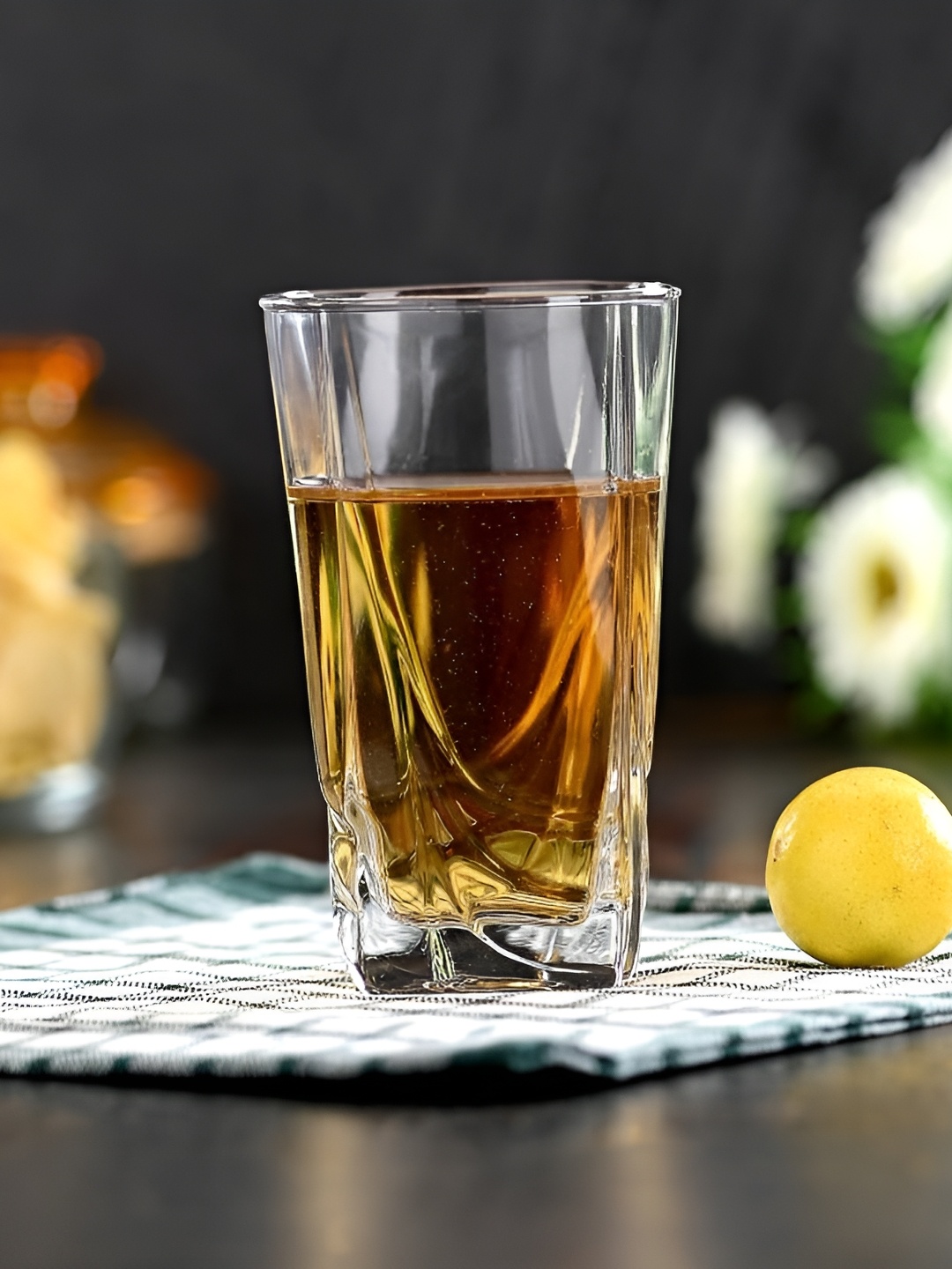 

Afast Transparent Glass Glass Dishwasher Safe Bar &Drinkware 280Ml