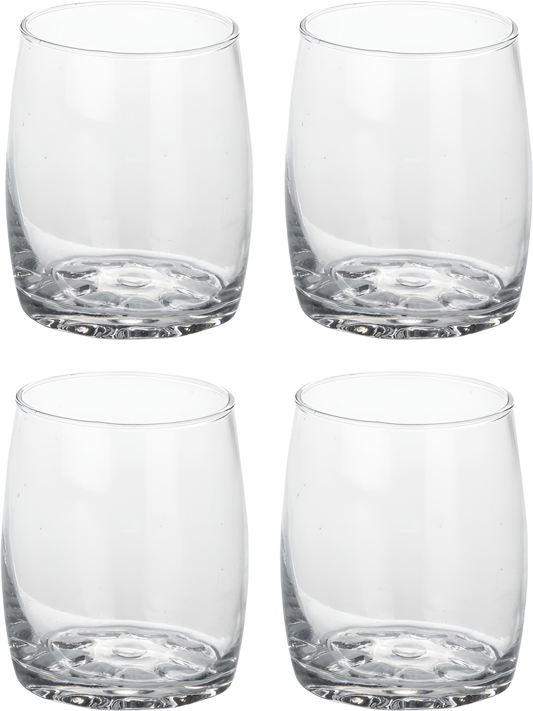 

Afast Transparent 4 Pieces Dishwasher Safe Juice Glass 270 ML Each