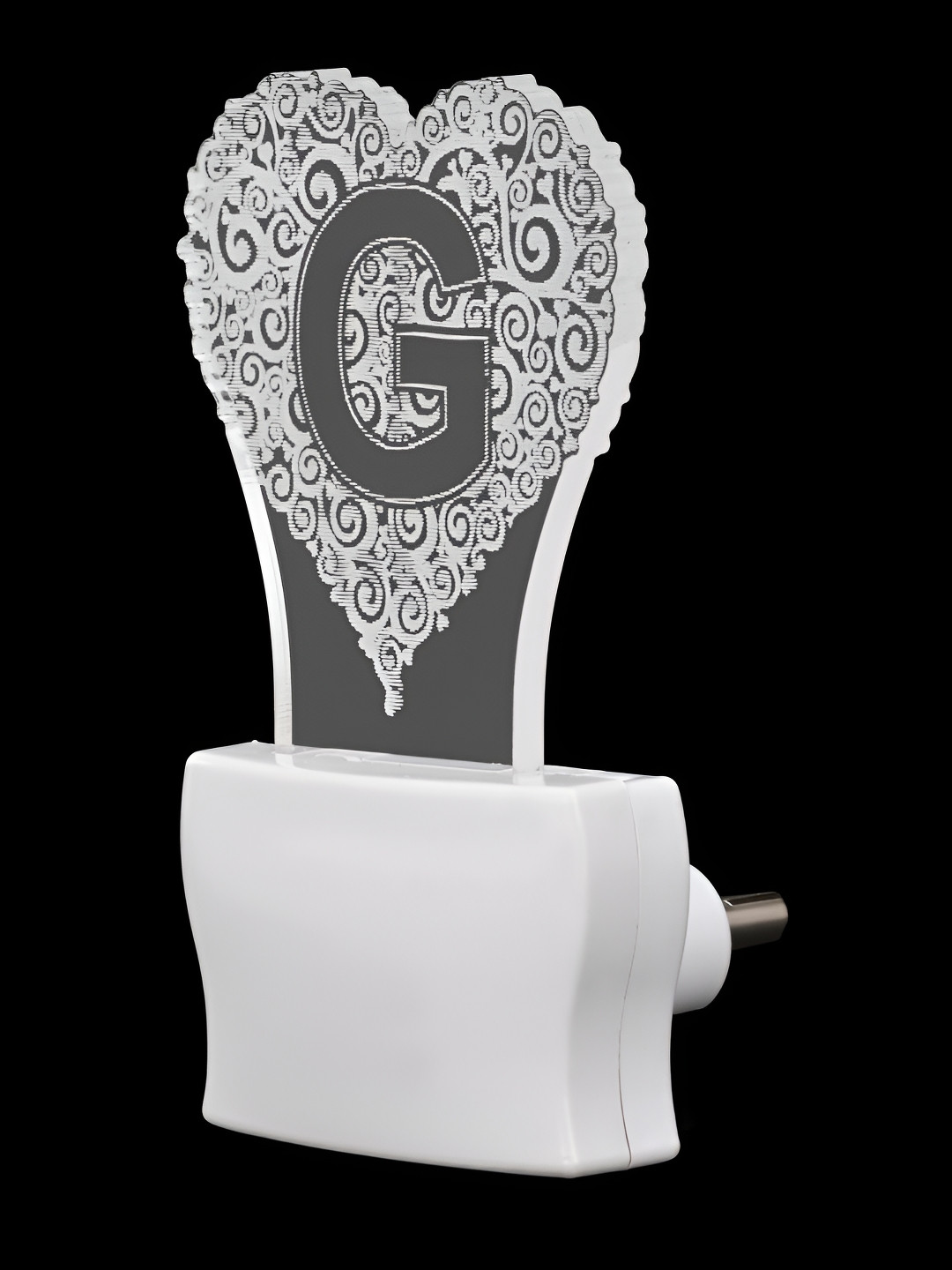 

Afast Transparent & Beige Printed Acrylic Wall Lamp