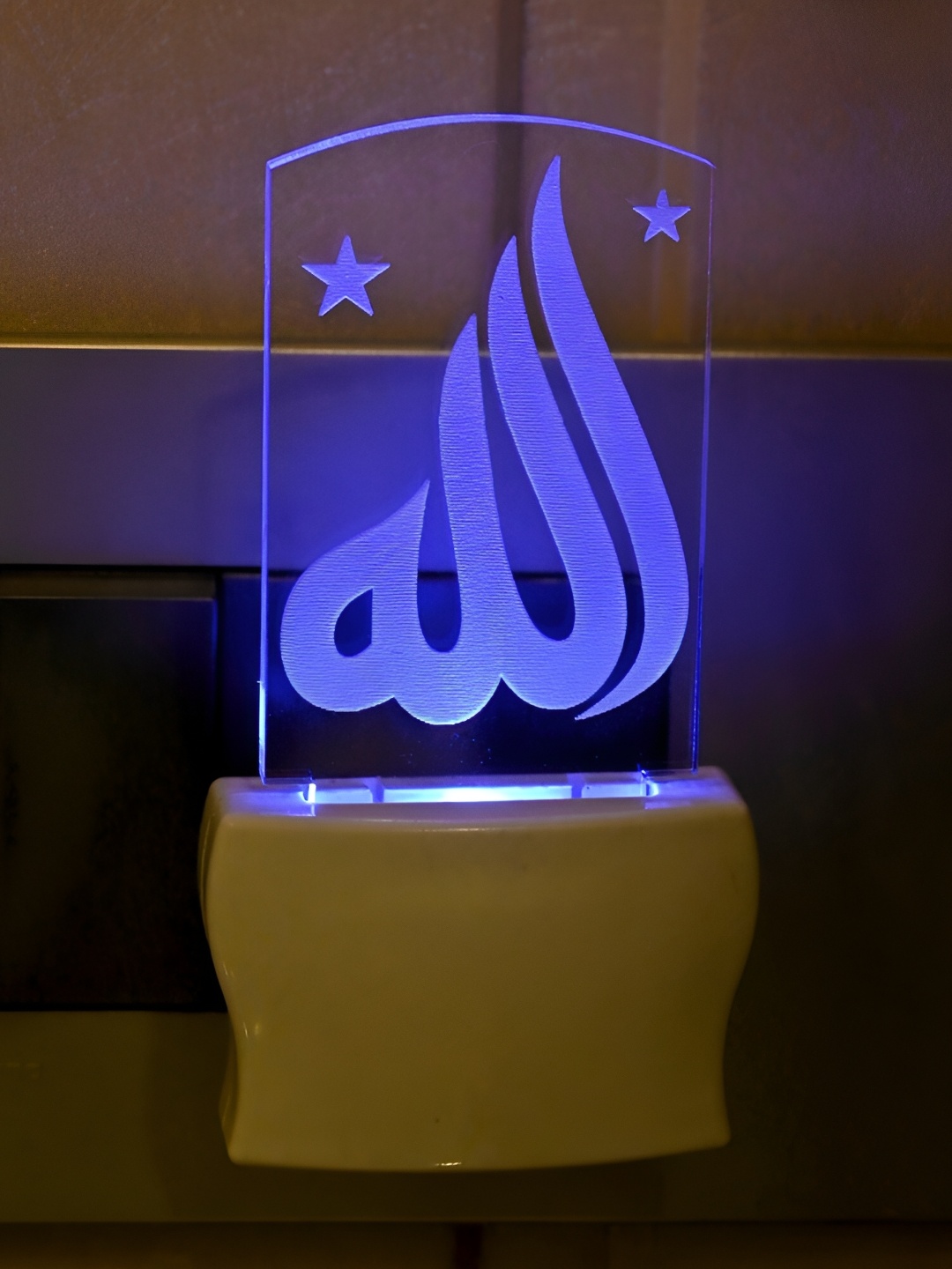

Afast Transparent & Blue Textured Acrylic Contemporary Wall Lamp