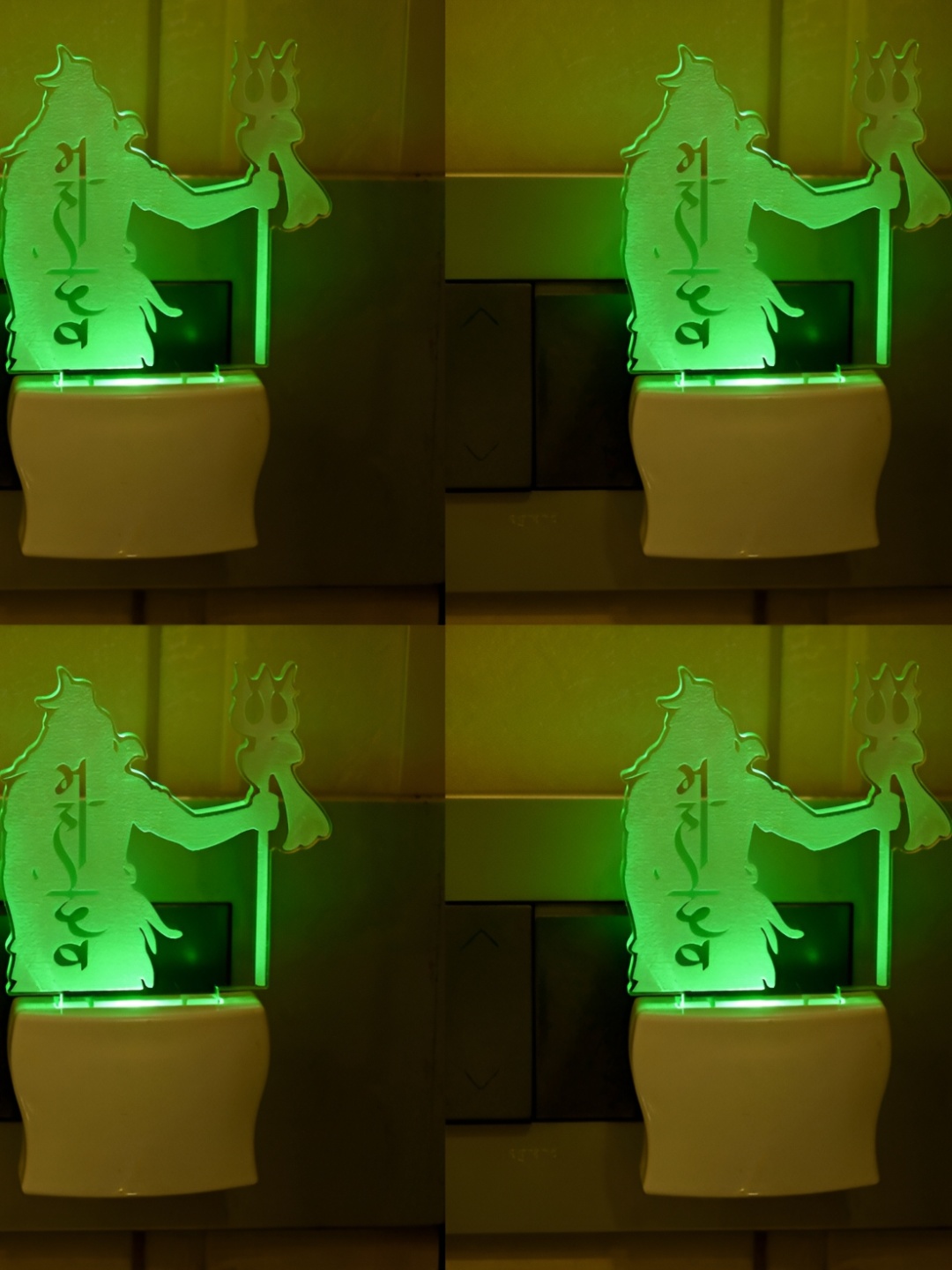 

Afast Transparent 4 Pieces Acrylic Wall Lamps
