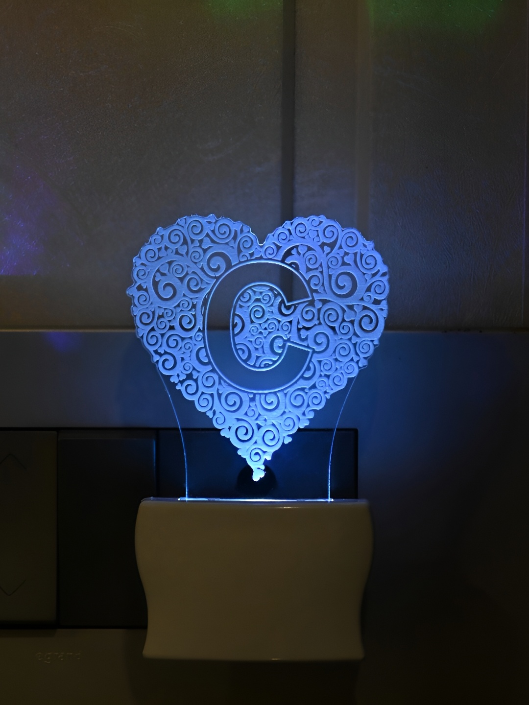 

Afast White Printed Acrylic Wall Lamp