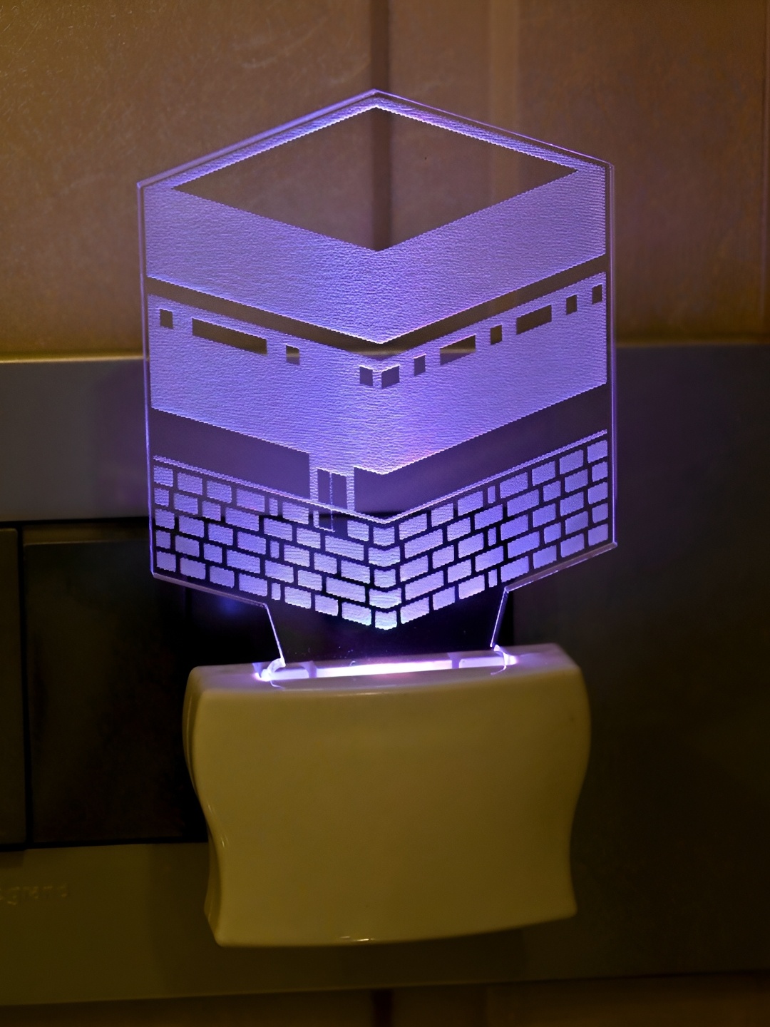 

Afast Transparent & Blue Textured Acrylic Contemporary Wall Lamp