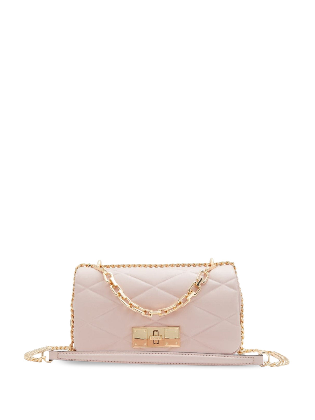 

ALDO Textured Structured Sling Bag, Pink