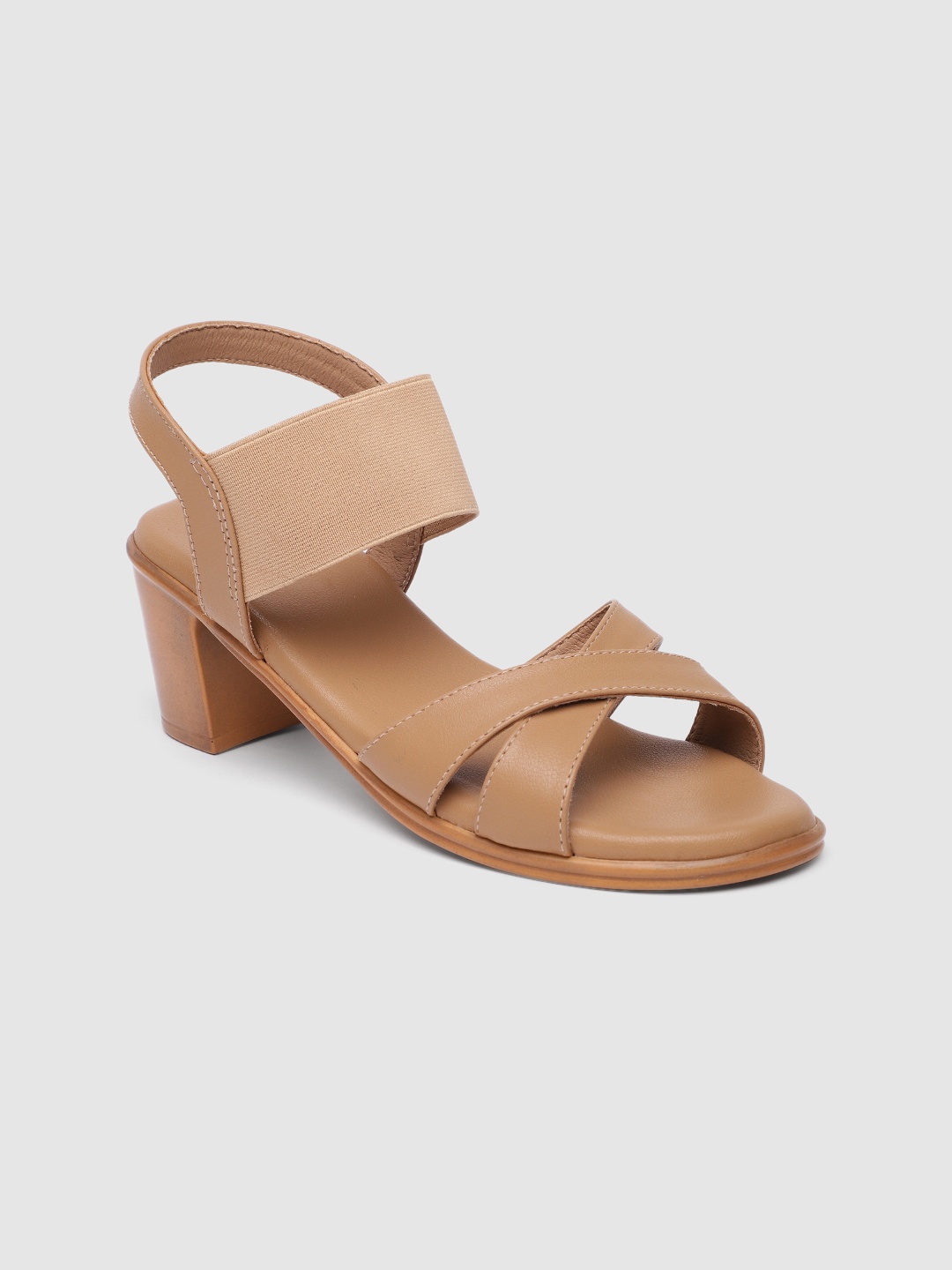 

Inc 5 Women Solid Open Toe Heels, Beige