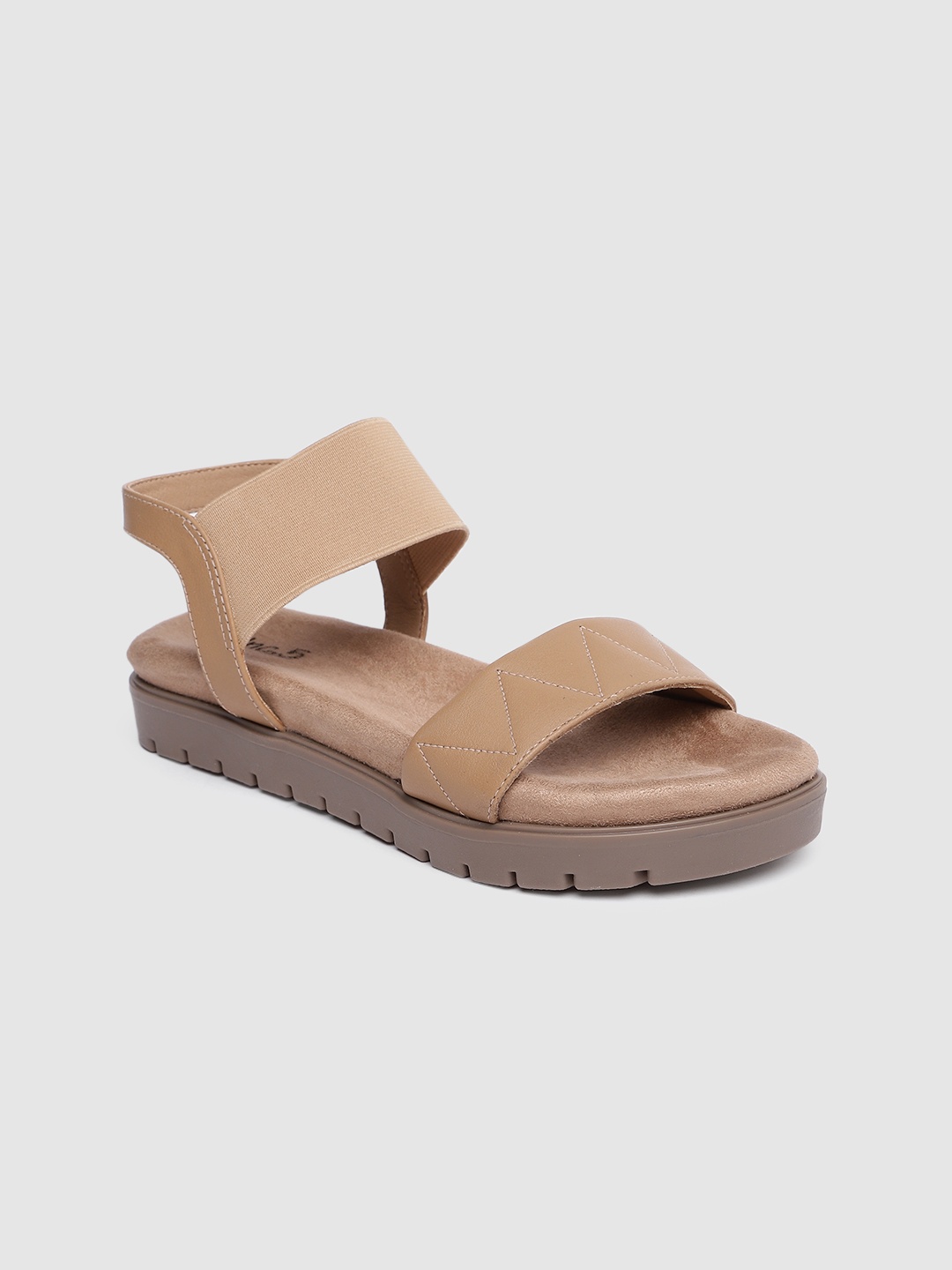 

Inc 5 Women Chevron Textured Flatform Sandals, Beige