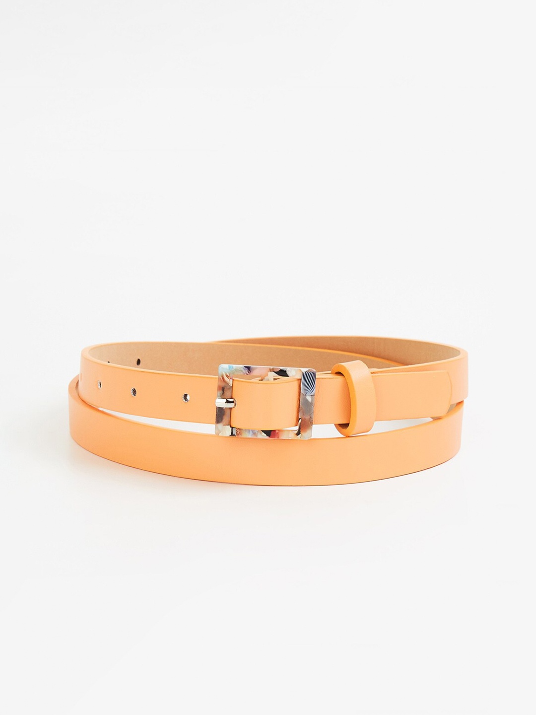 

Ginger by Lifestyle Women Slim Belt, Peach