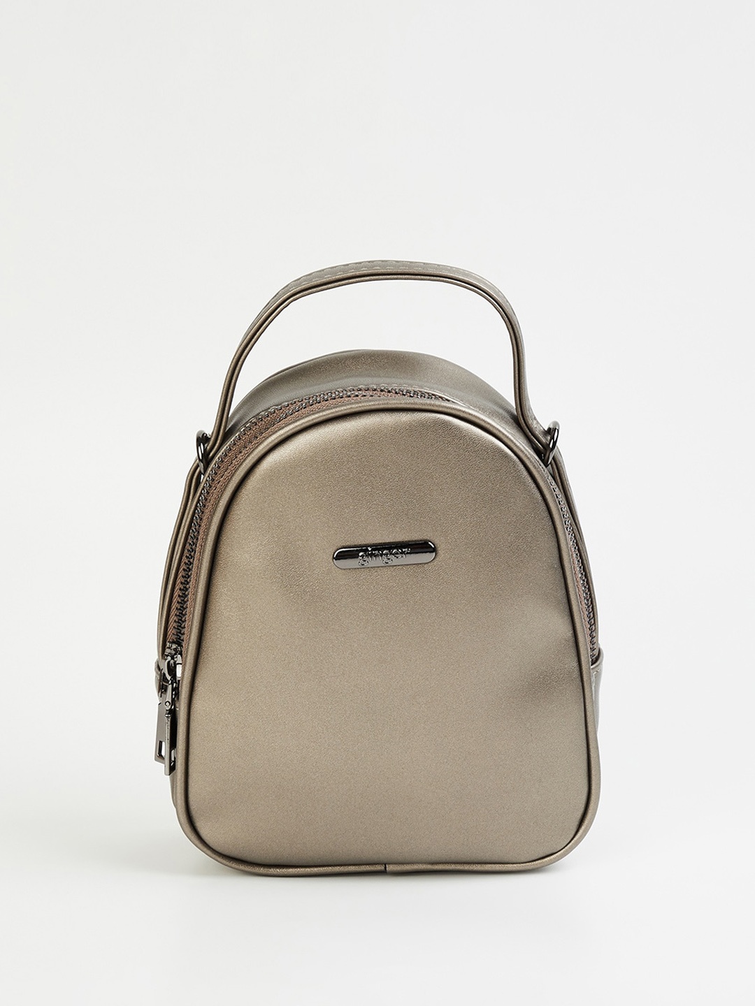 

Ginger by Lifestyle PU Structured Sling Bag, Grey