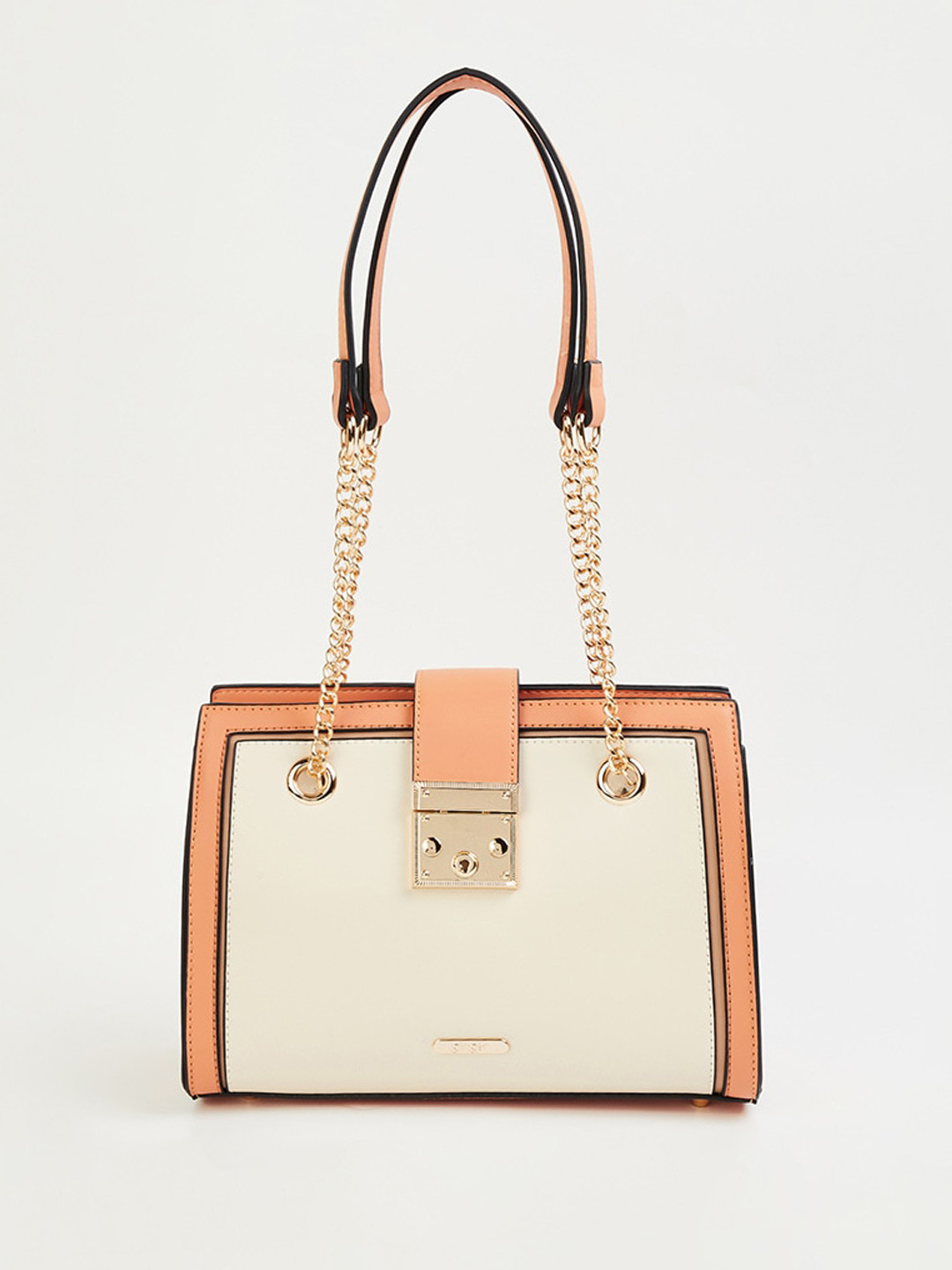 

Ginger by Lifestyle Structured Shoulder Bag, White
