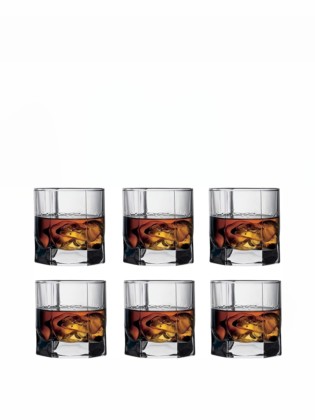 

Afast Transparent 6 Pieces Dishwasher Safe Whisky Glasses150 ml