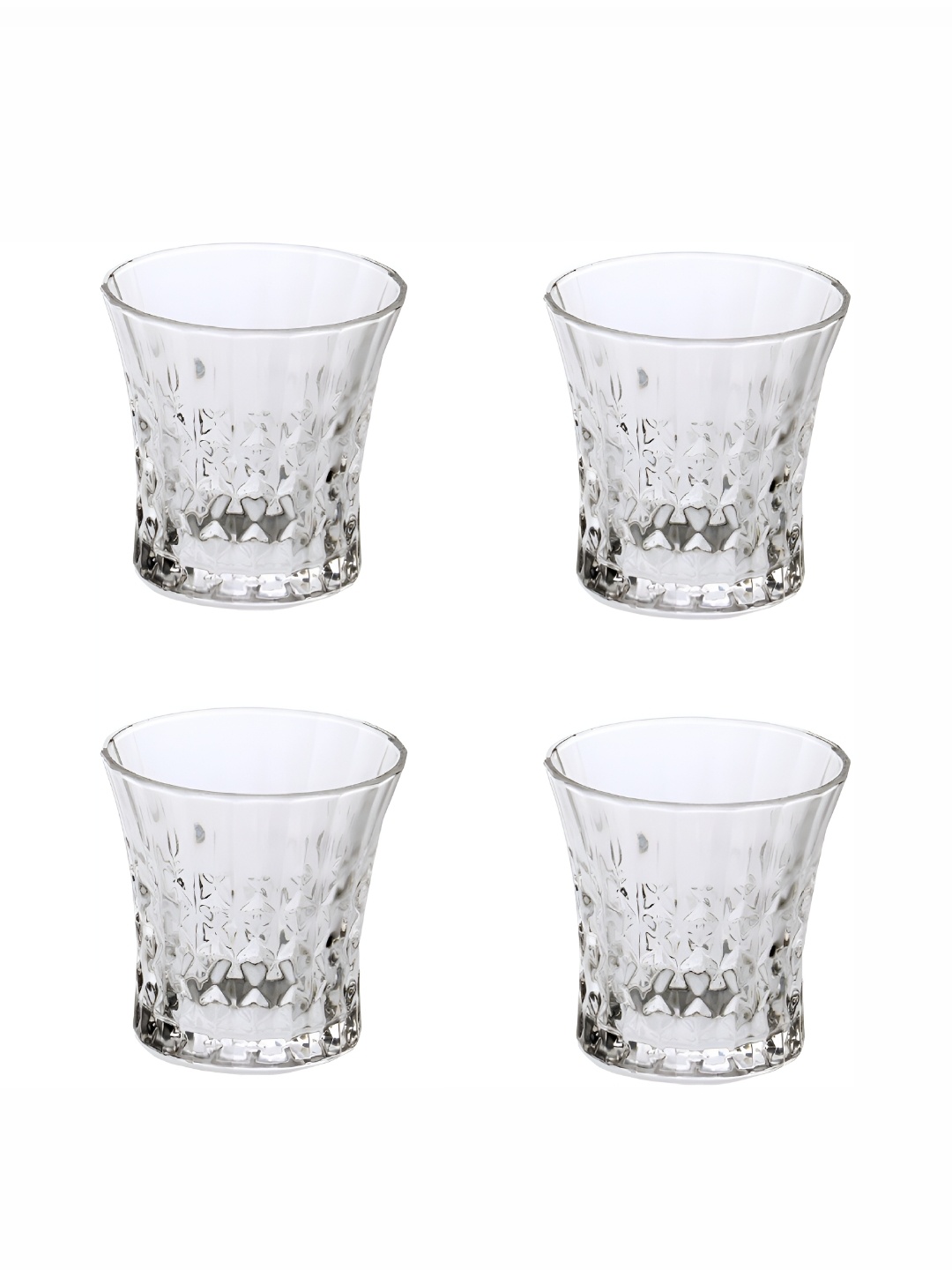 

Afast Transparent 4 Pieces Dishwasher Safe Whisky Glasses 200ml