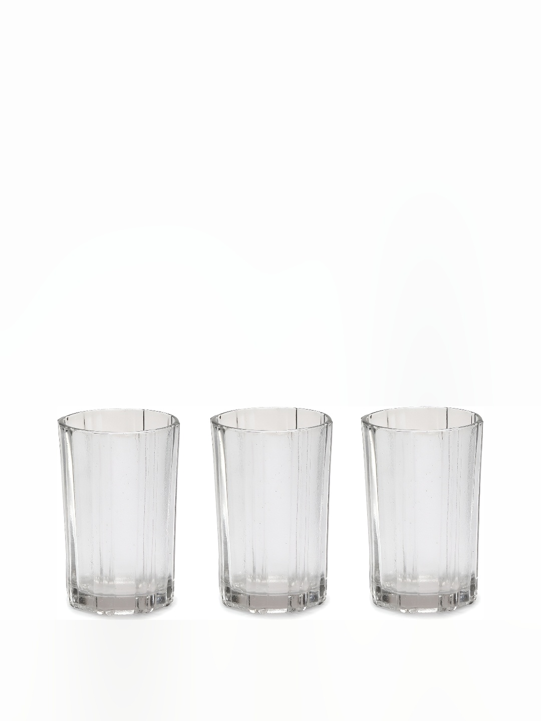 

Afast 3 Pcs Transparent Solid Water Glass - 200 ML Each