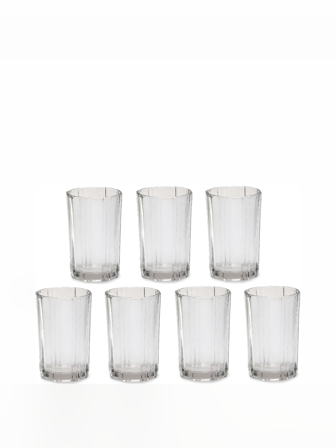 

Afast Transparent 7Pcs Glass Water Or Juice Glass Bar &Drinkware 200Ml Each