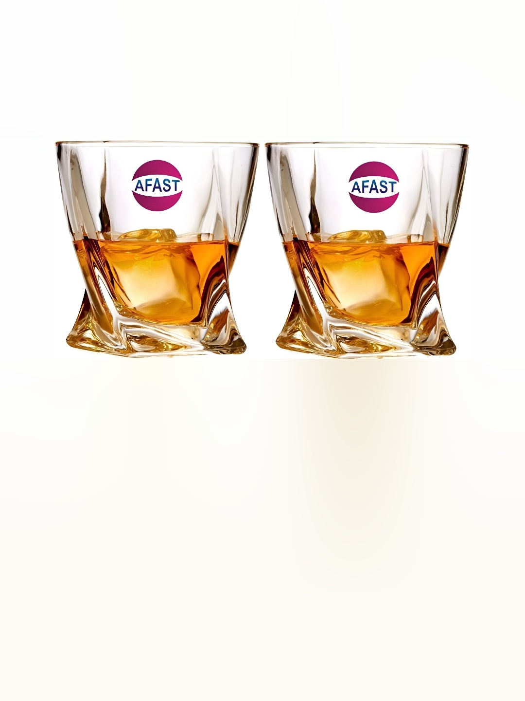 

Afast Transparent 2 Pieces Whisky Glass Fashion 270 ML
