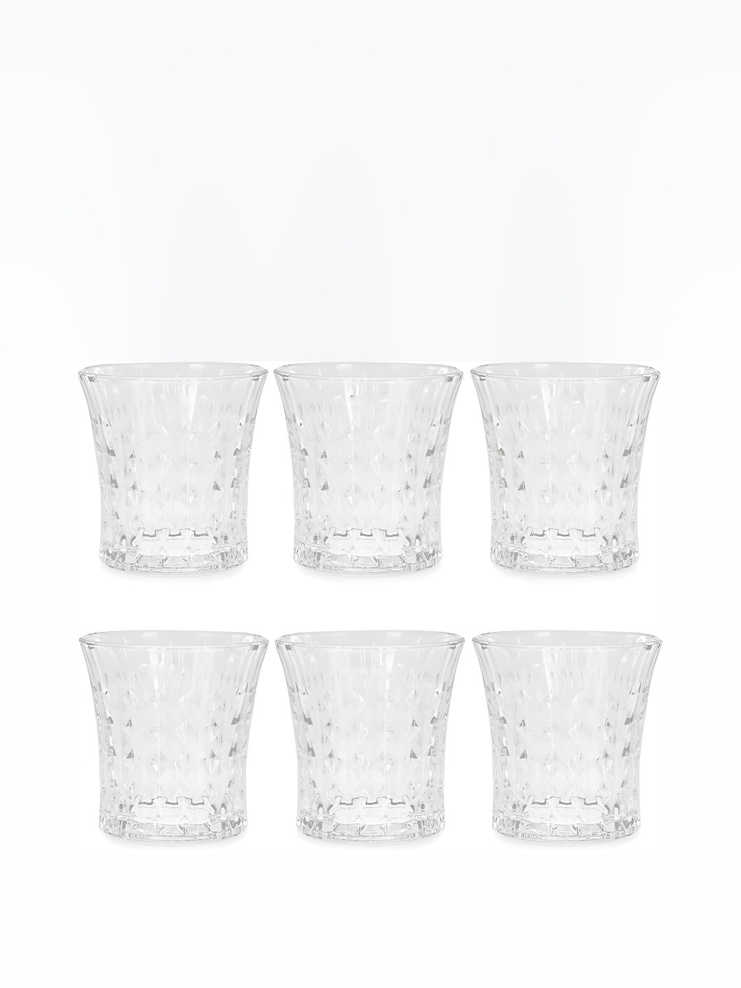 

Afast 6 Pcs Transparent Solid Whisky Glass - 200 ML Each