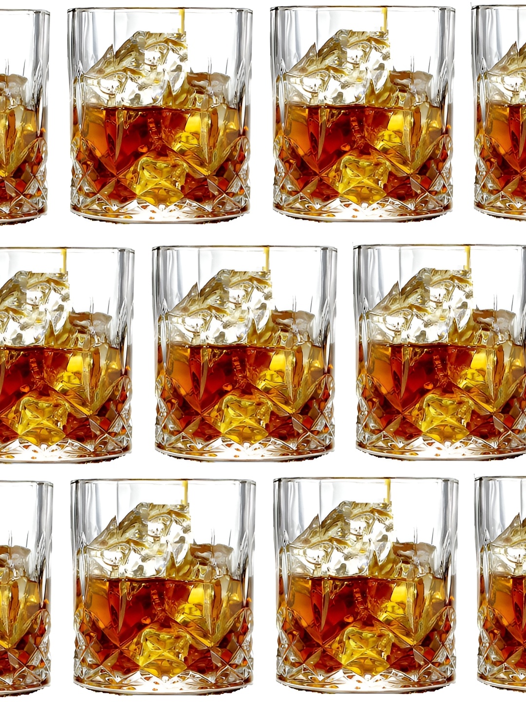 

Afast Transparent 11 Pieces Textured Whisky Glasses 200 ML Each