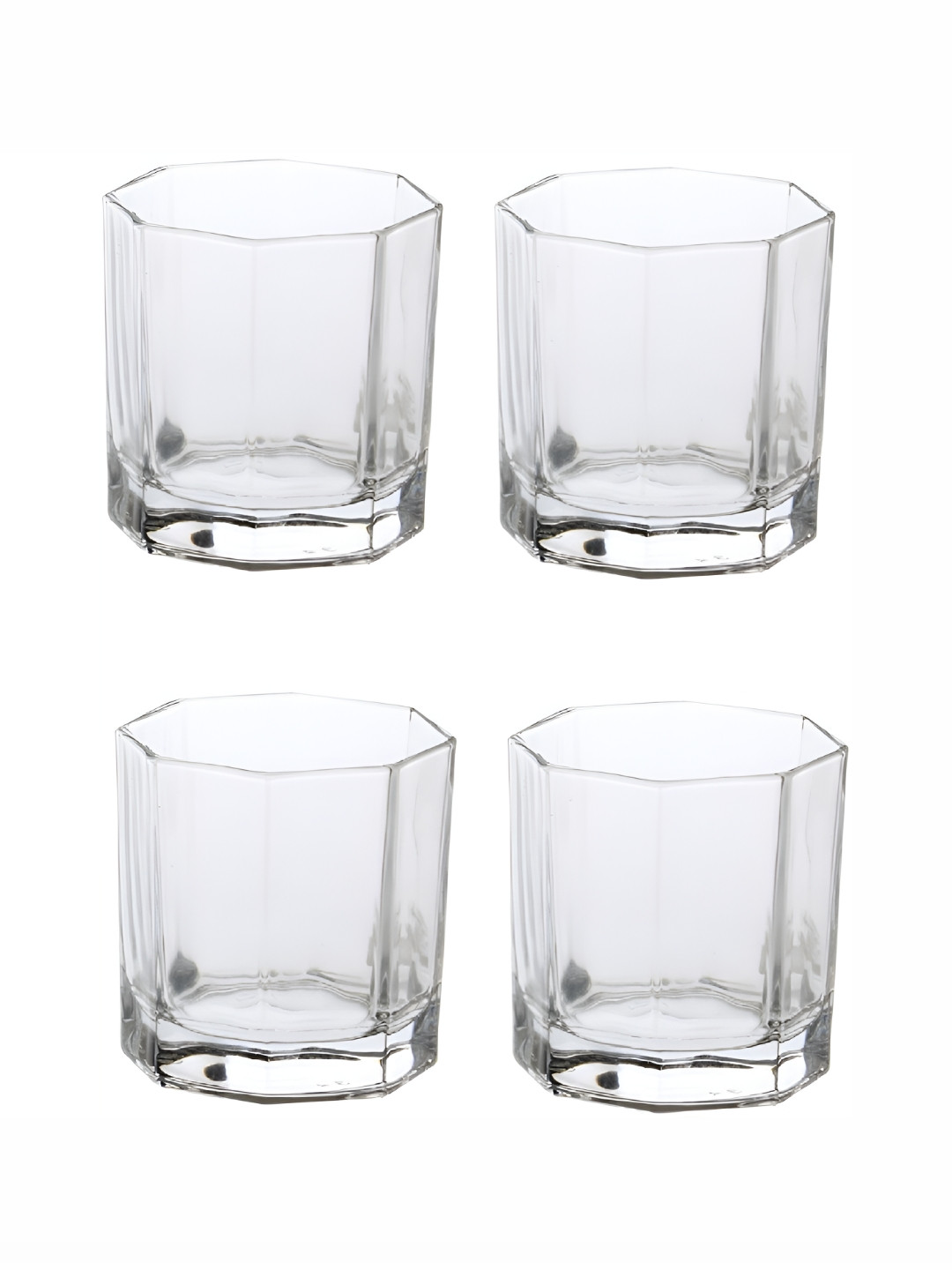

Afast Transparent 4 Pieces Dishwasher Safe Whisky Glasses 150 ml
