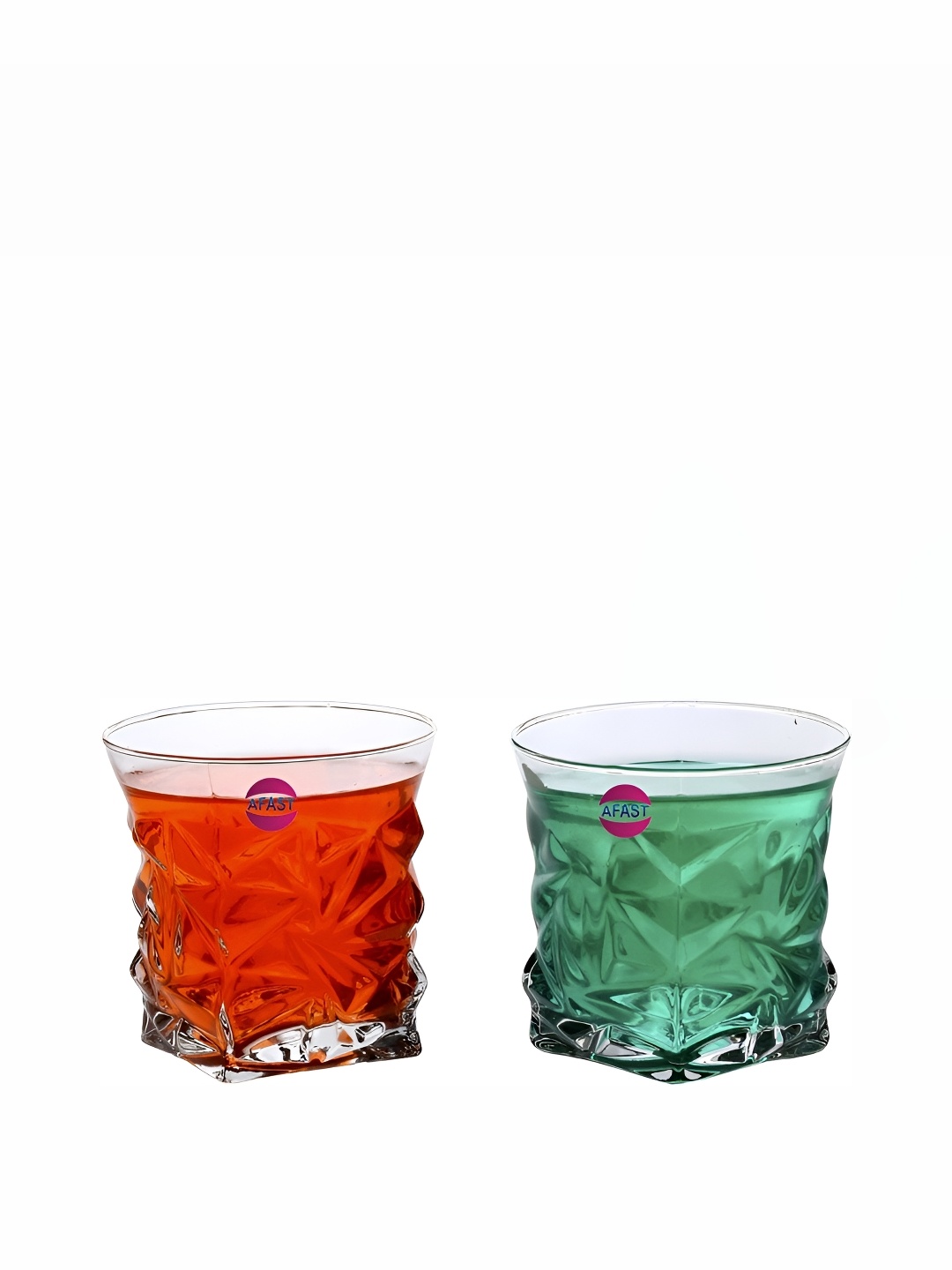 

Afast Transparent 2Pcs Glass Water Or Juice Glass Bar & Drinkware 250Ml