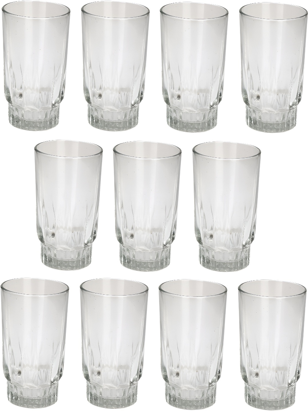

Afast 11 Pcs Transparent Solid Water Glass - 200 ML Each