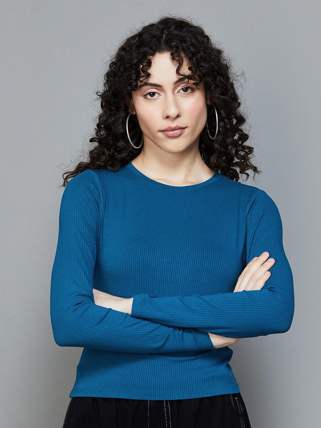 

Ginger by Lifestyle Long Sleeves Top, Teal
