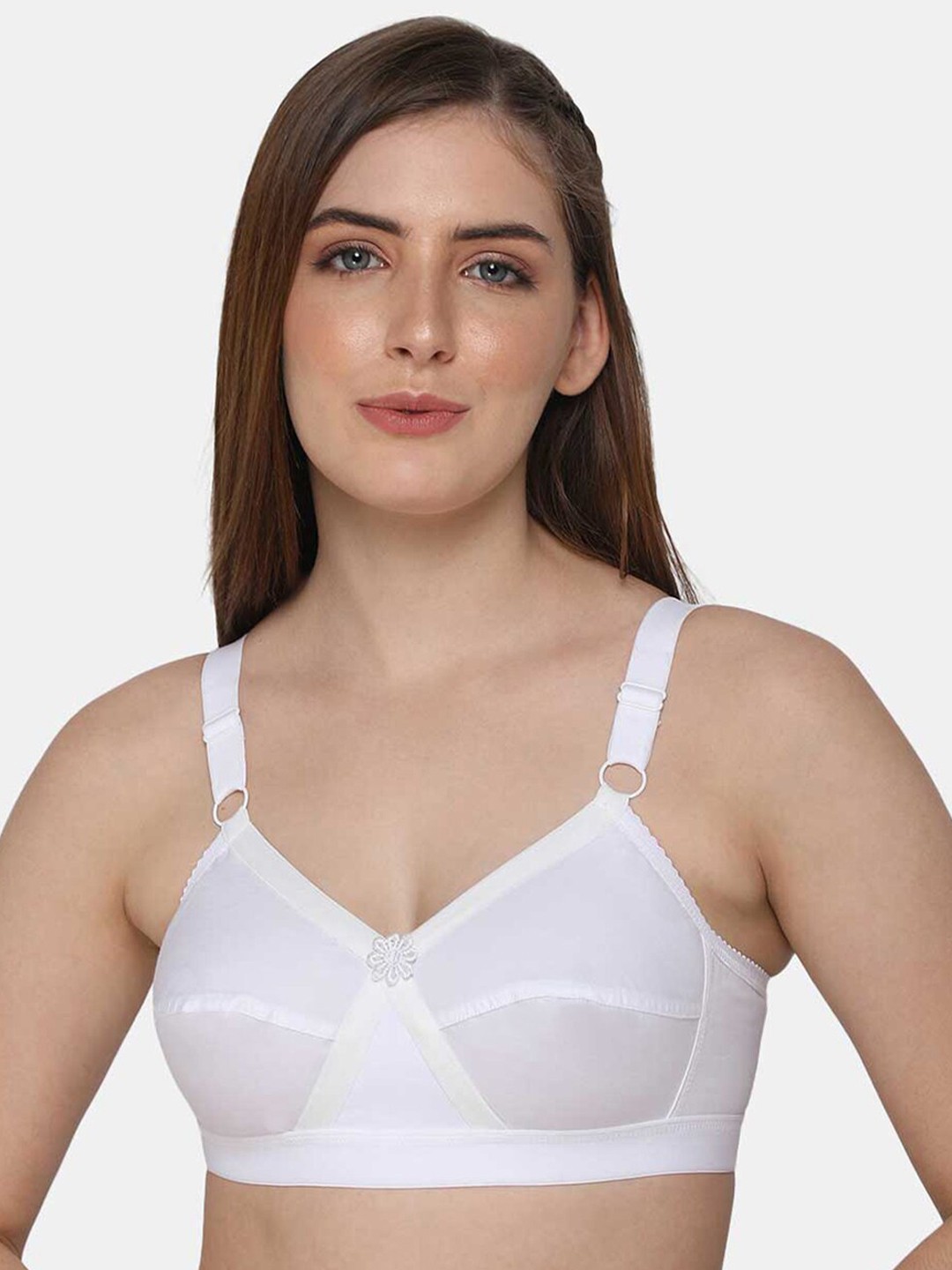 

intimacy LINGERIE Non-Wired Pure Cotton Everyday Bra With All Day Comfort, White
