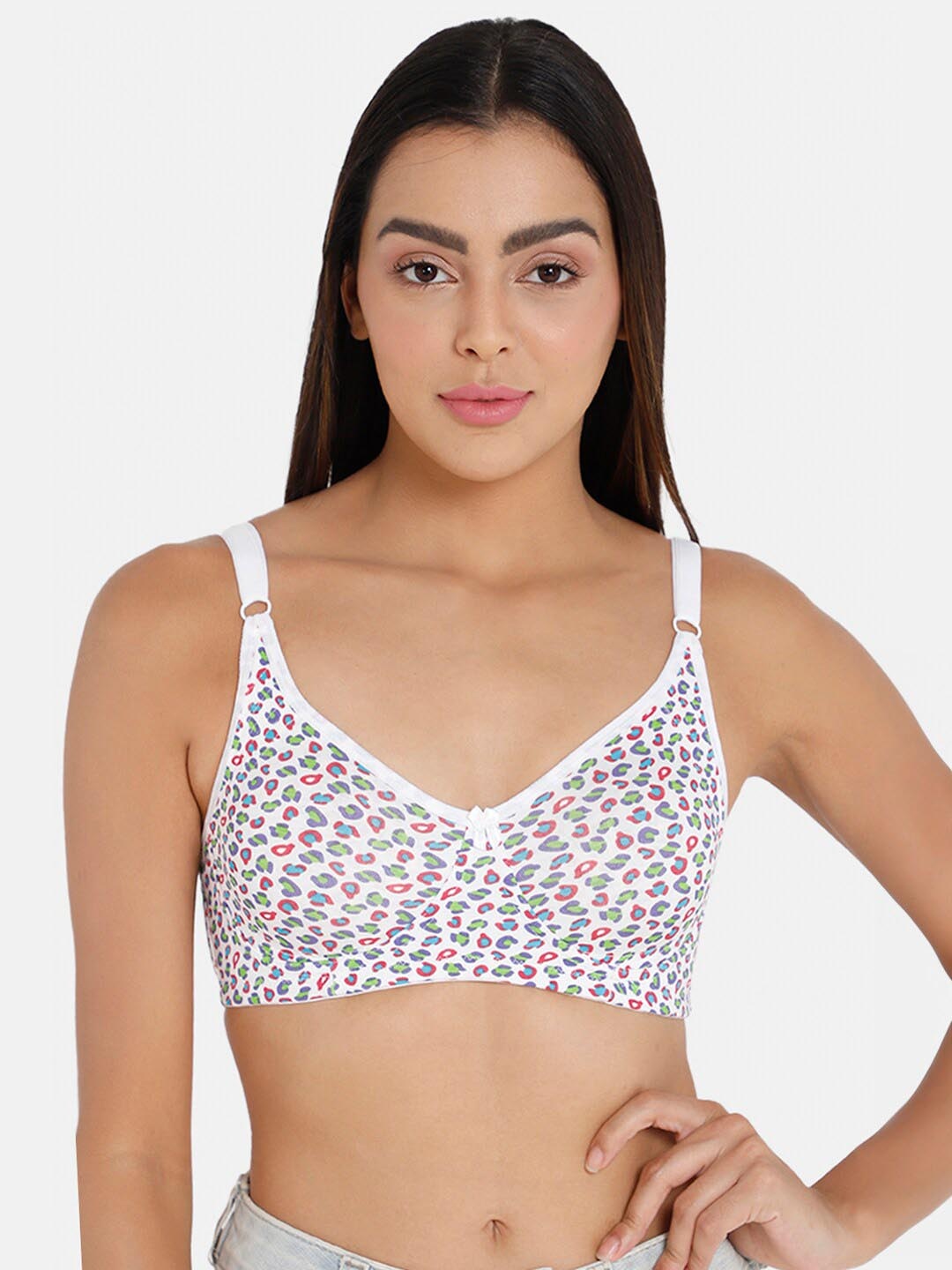 

intimacy LINGERIE Full Coverage Cotton Bra All Day Comfort, White