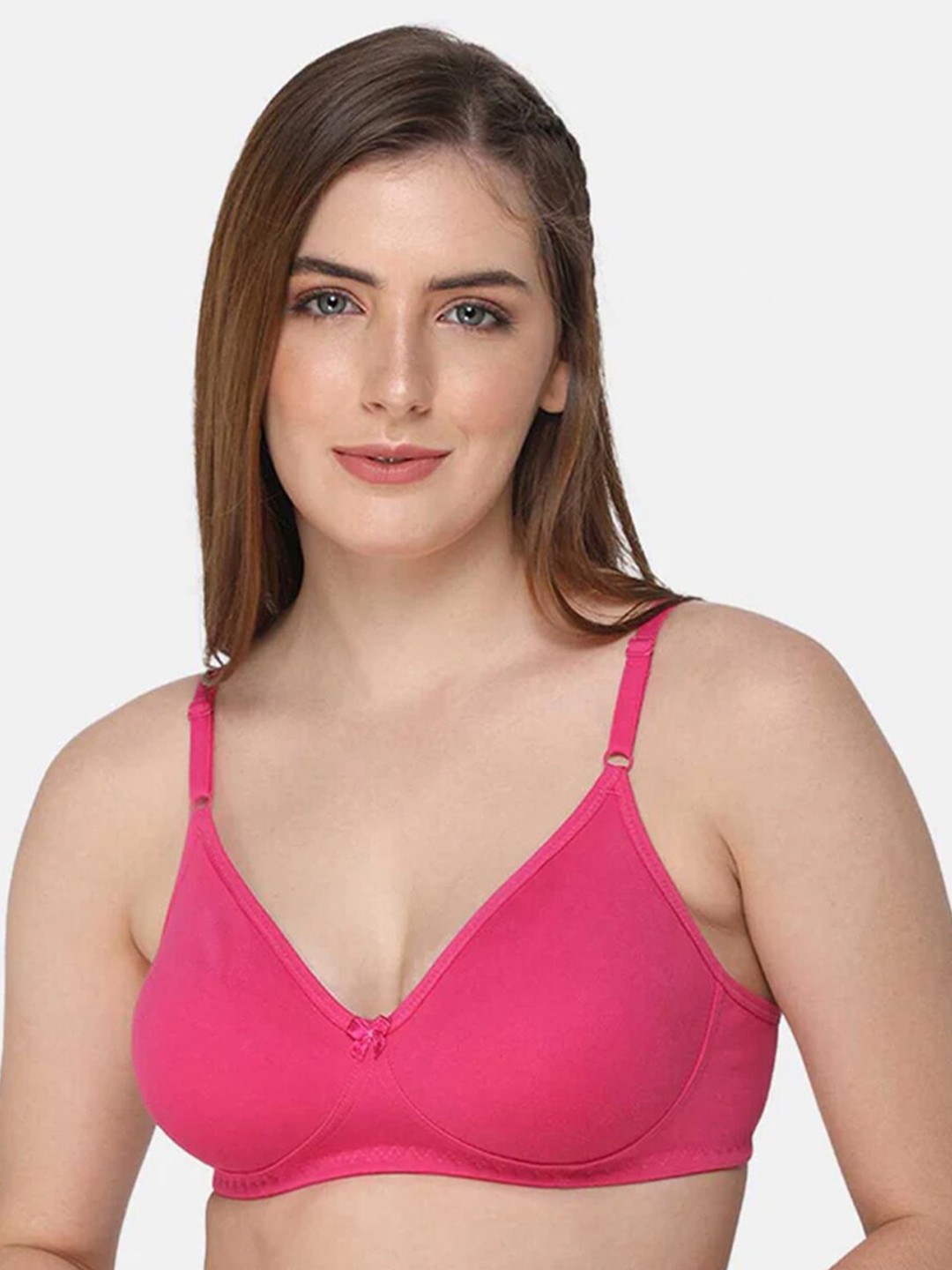 

intimacy LINGERIE Medium Coverage Non Padded Everyday Bra With All Day Comfort, Pink