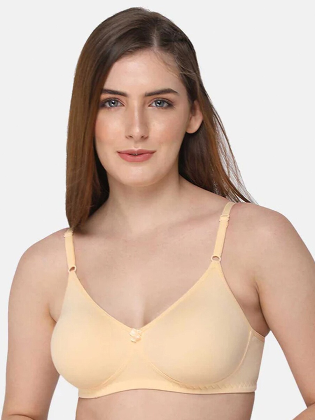 

intimacy LINGERIE Medium Coverage Cotton Bra All Day Comfort, Nude