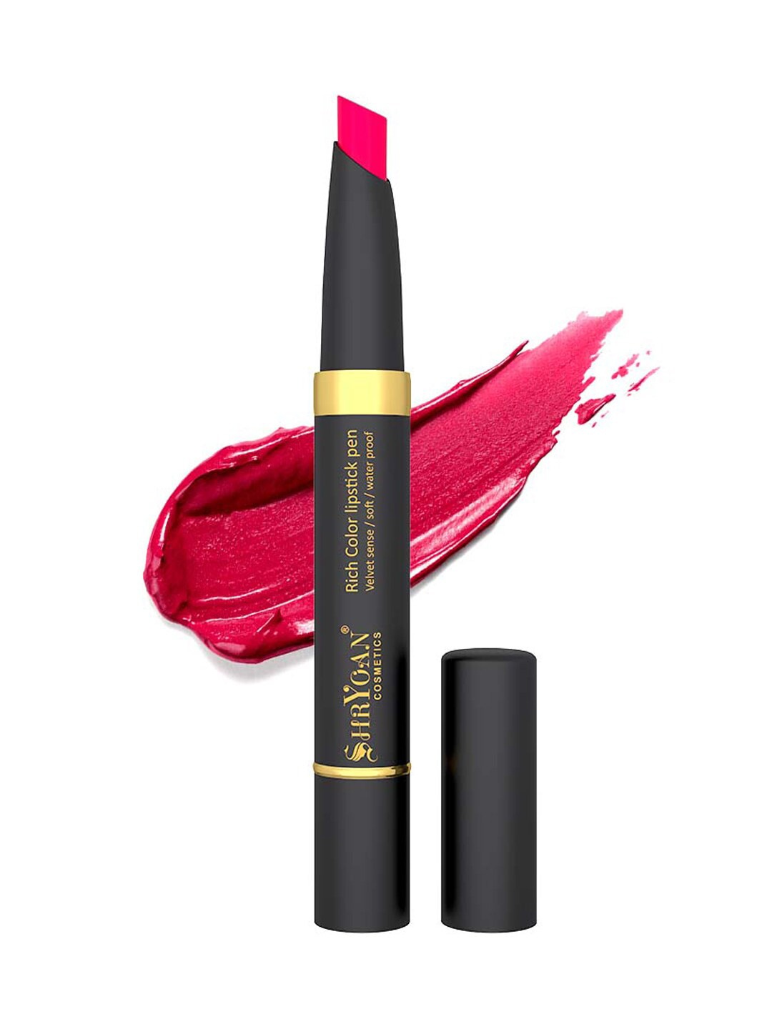 

SHRYOAN Velvet Sense Rich Color Waterproof Lipstick - 2.1g - SH03, Red