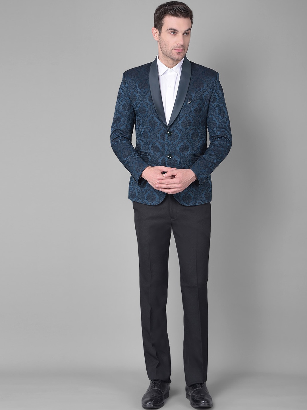 

Canary London Self Designed Slim-Fit Single-Breasted Three-Piece Formal Suit, Green