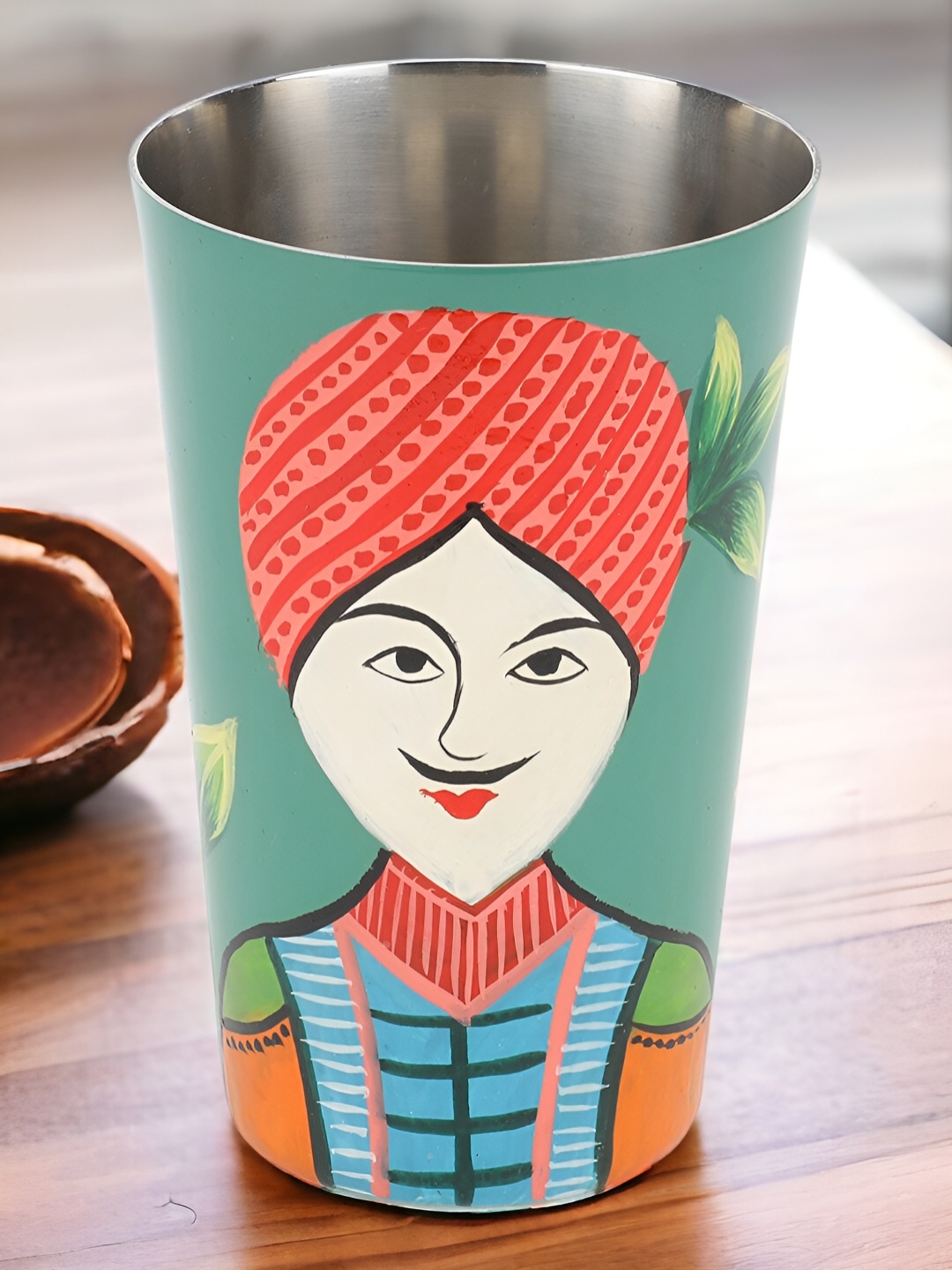 

THE COCOTIER Green Stainless Steel Water or Juice Glass