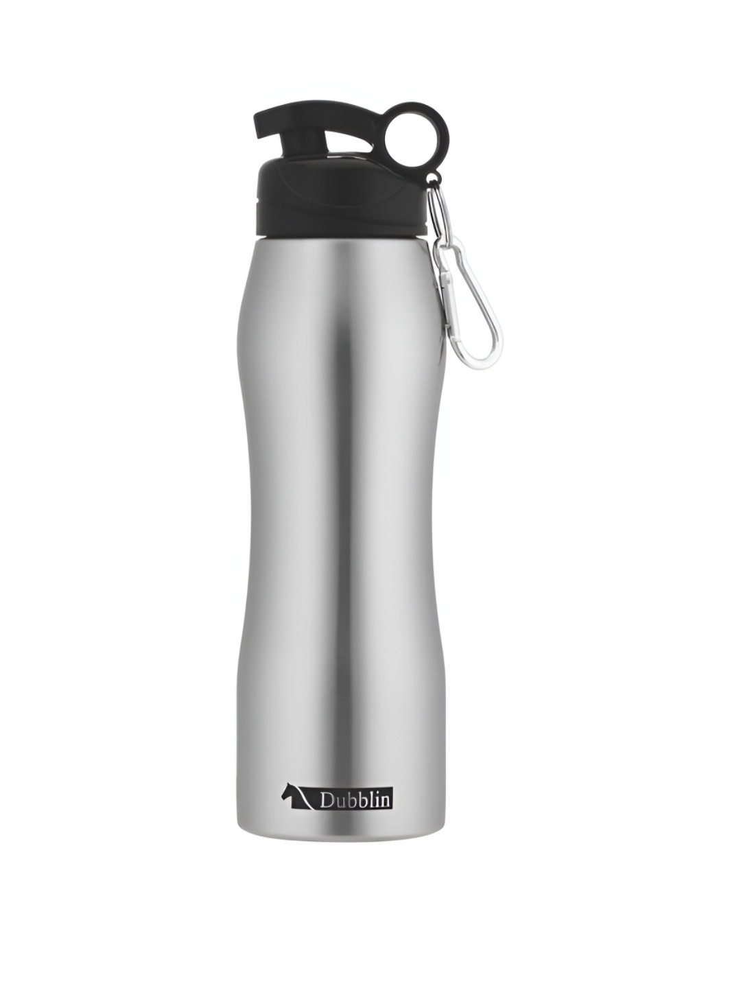 

Dubblin Black Stainless Steel Single Wall Vacuum Water Bottle 750 ml, Silver