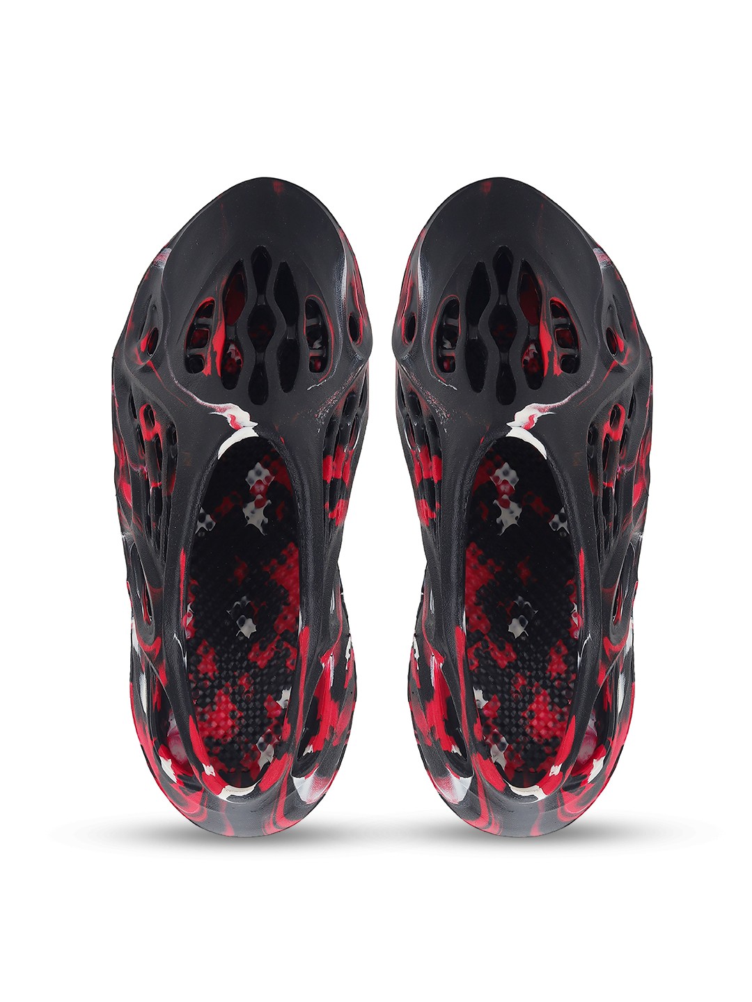 

CASSIEY Men Printed Clogs, Black