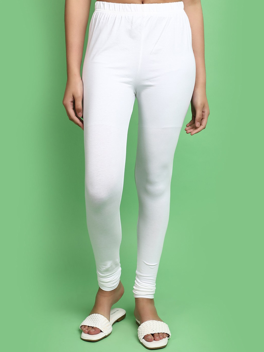 

V-Mart Churidar Length Legging, White