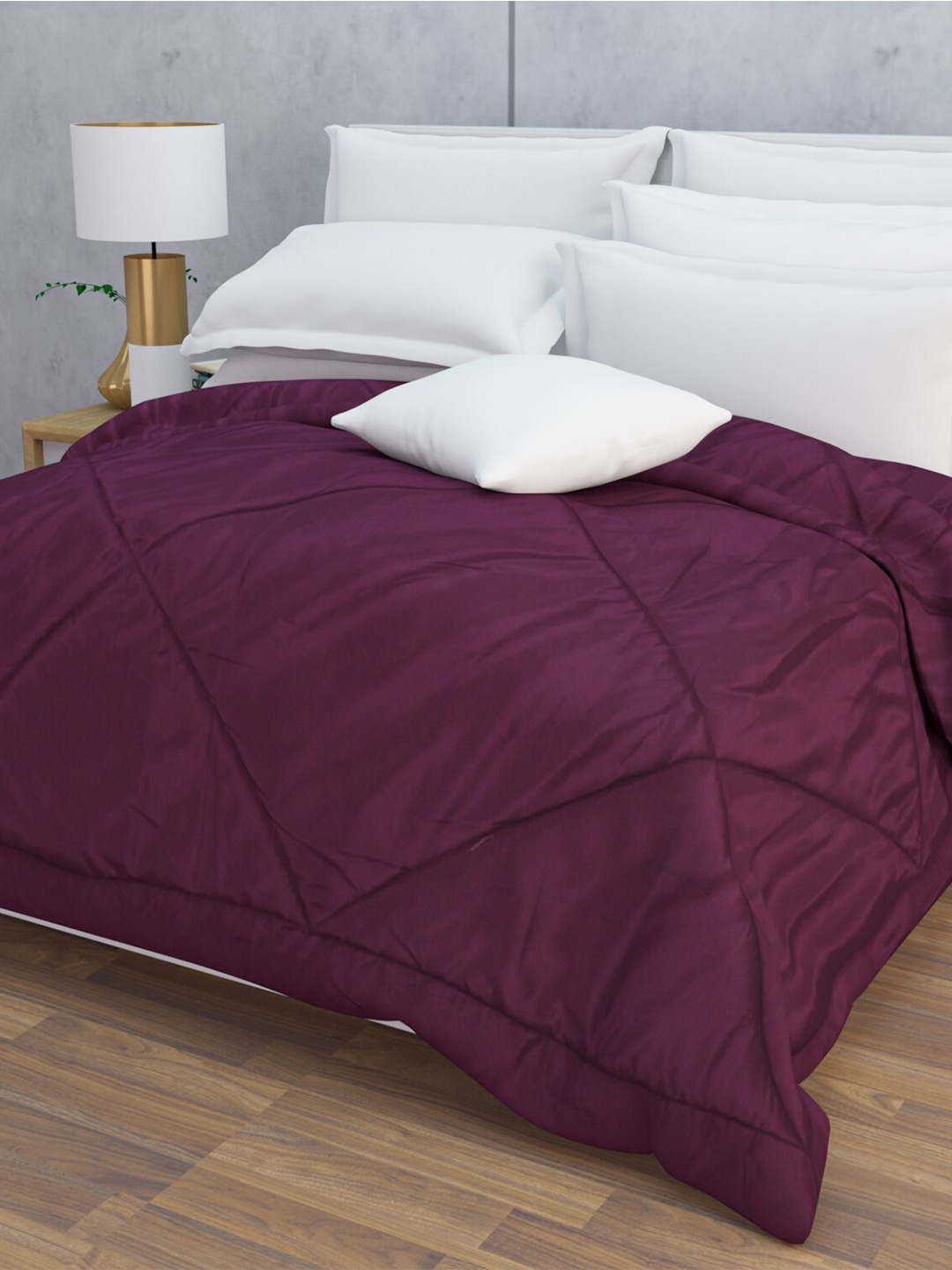 

BLUSH Purple 150 GSM Double Bed Comforter