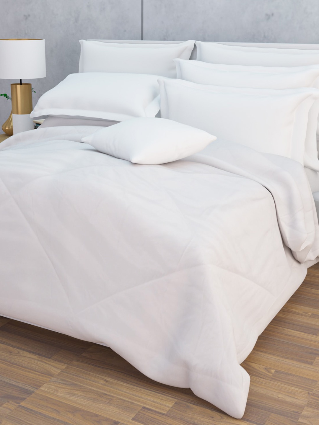 

BLUSH White 150 GSM Double Bed Comforter