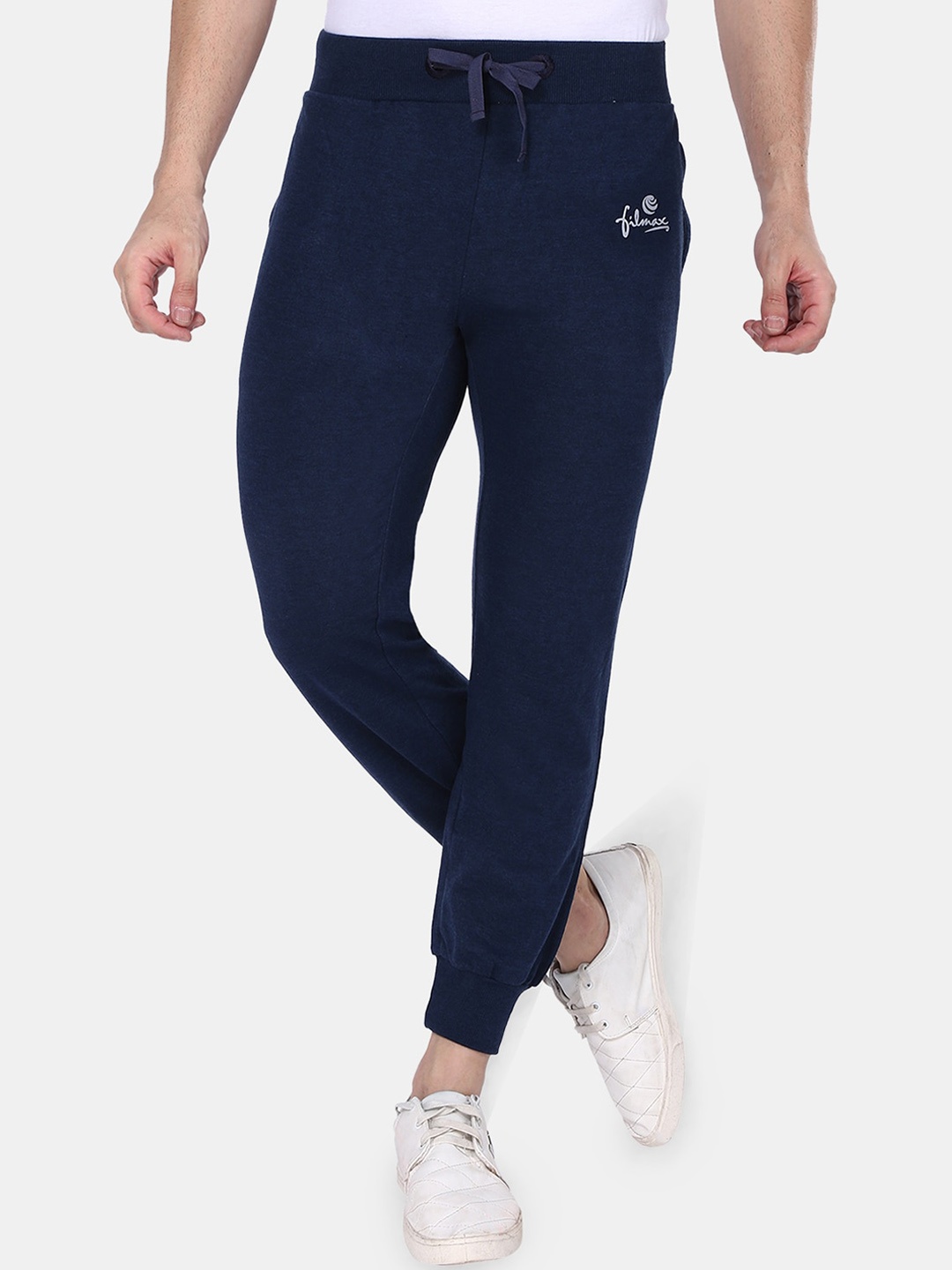 

FILMAX ORIGINALS Men Relaxed Fit Pure Cotton Jogger, Blue