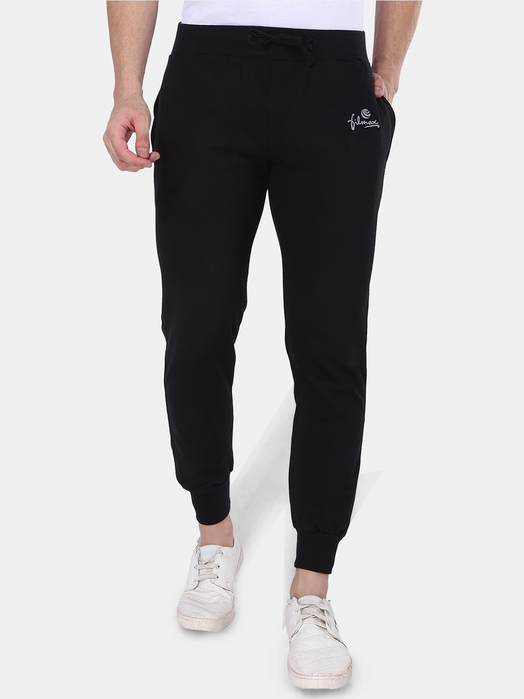 

FILMAX ORIGINALS Men Relaxed Fit Cotton Jogger, Black