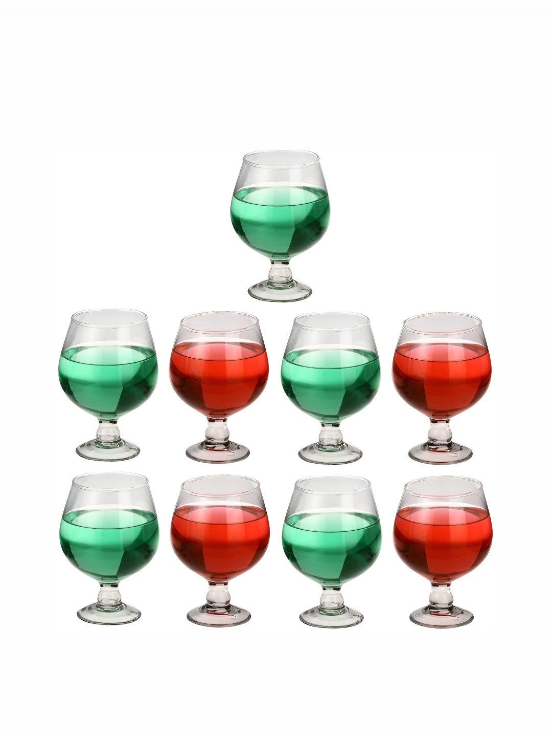 

Afast Transparent 9 Pieces Dishwasher Safe Wine Glasses 300ml