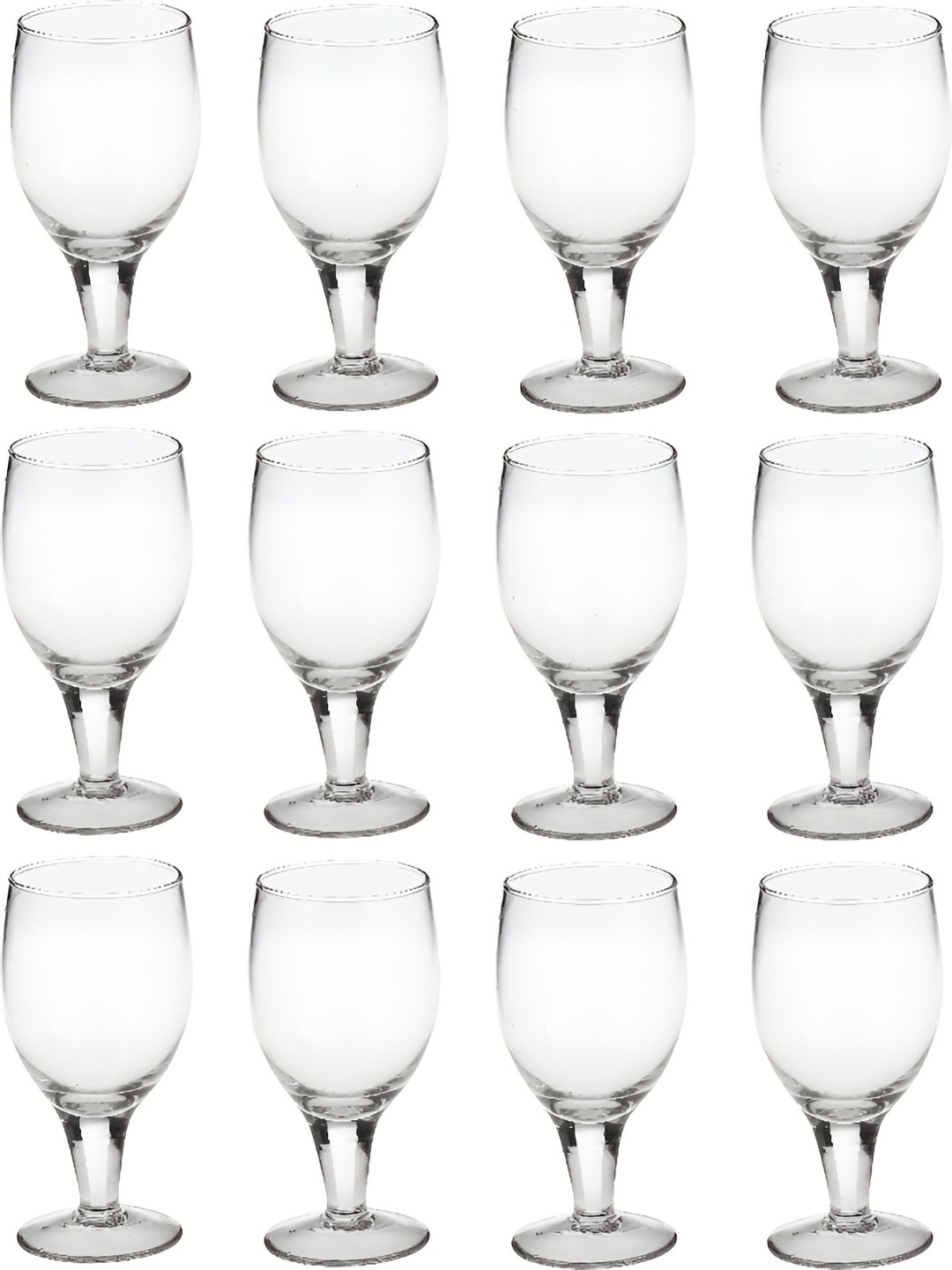 

Afast Transparent 12 Pieces Wine Glasses 180 ML