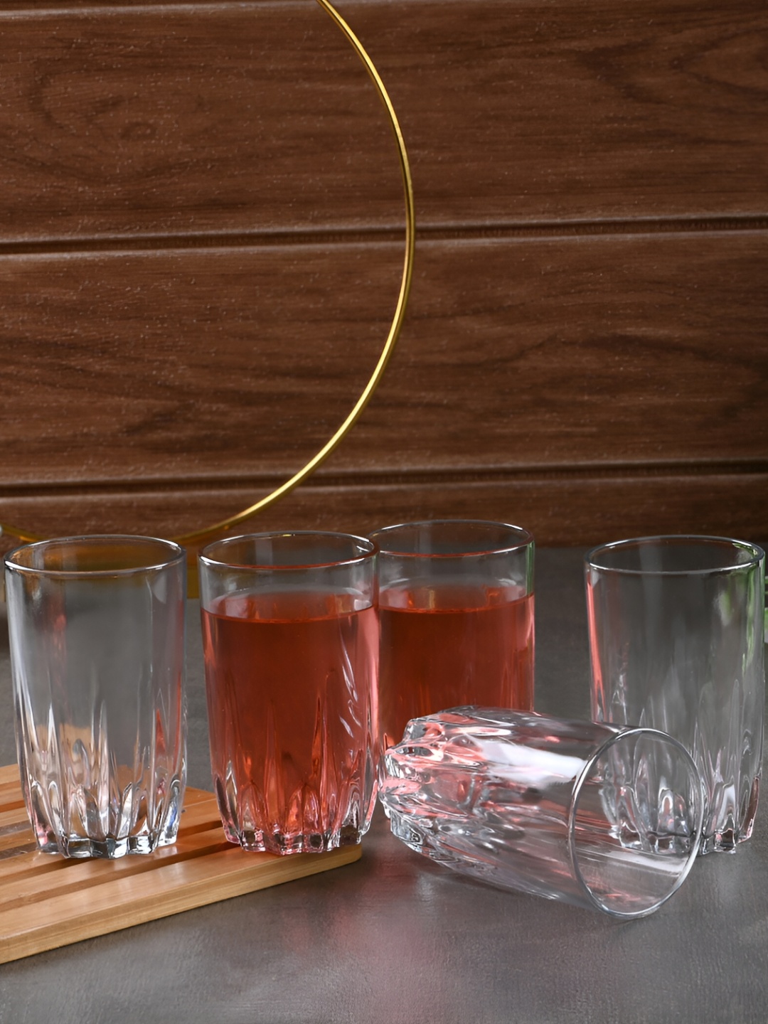 

Afast Transparent 5 Pieces Whisky Glasses 250 Ml