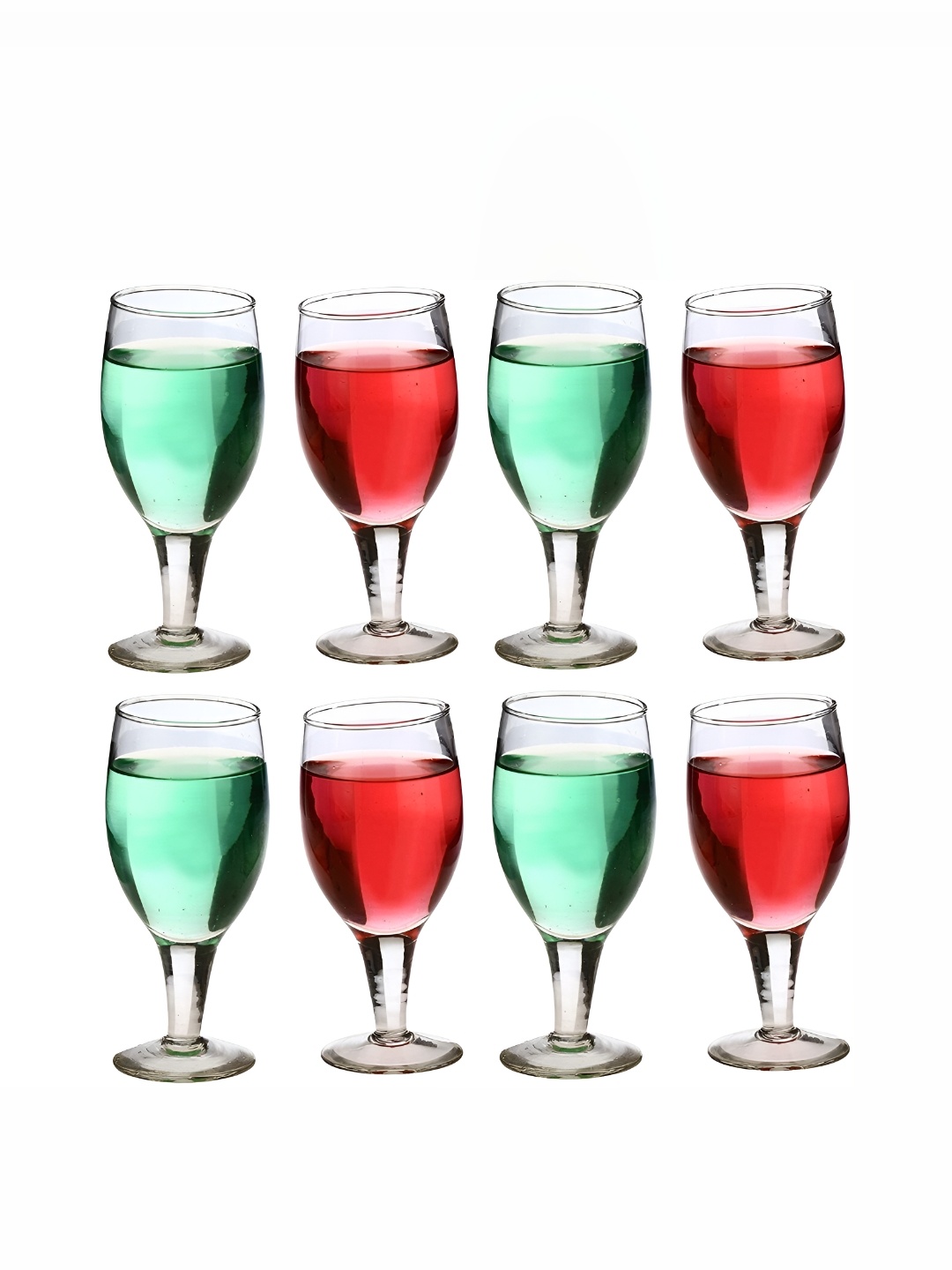 

Afast Transparent 8Pcs Glass Whisky Glass Dishwasher Safe Bar &Drinkware 180Ml