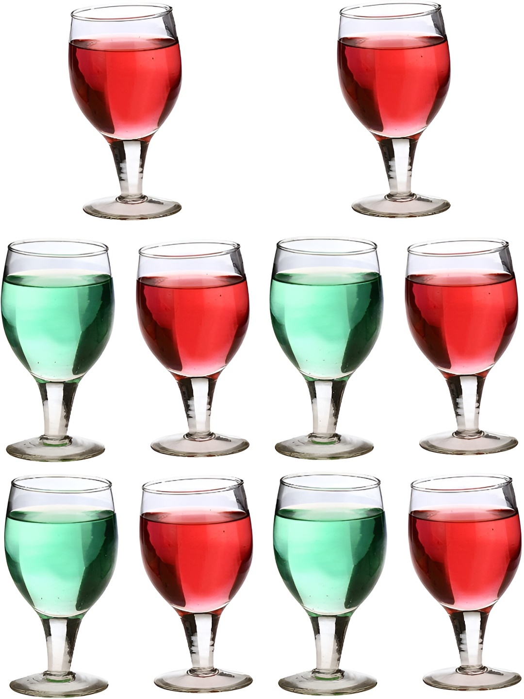 

Afast Transparent 10 Pieces Wine Glass