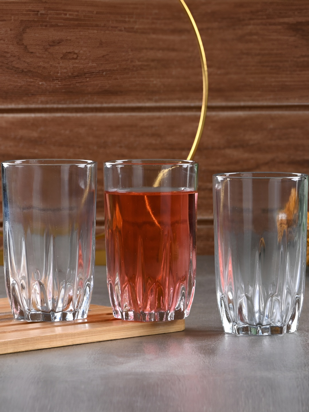 

Afast 3 Pcs Transparent Solid Water Glass - 250 ML Each